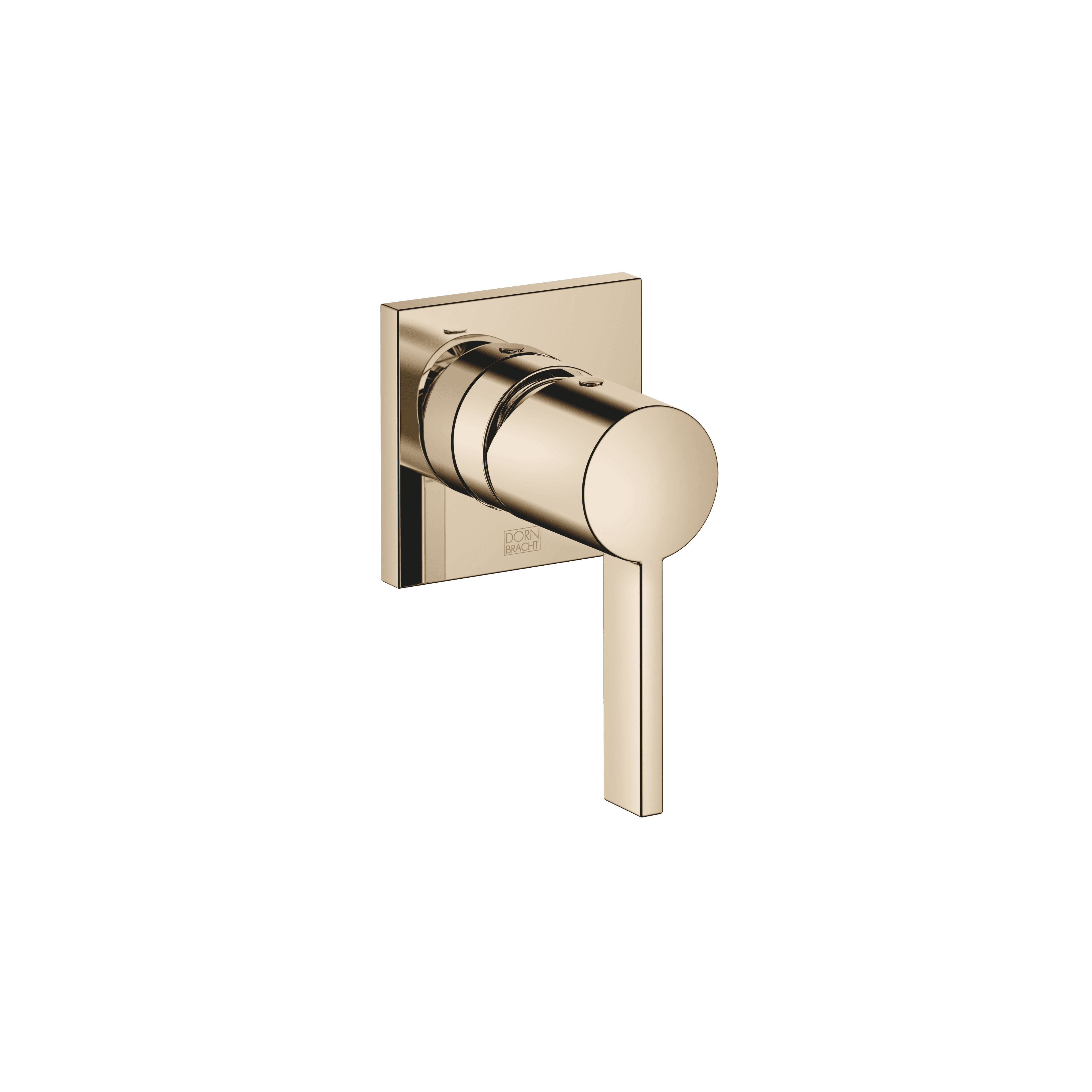 Concealed single-lever mixer with cover plate in Champagne (22kt Gold)