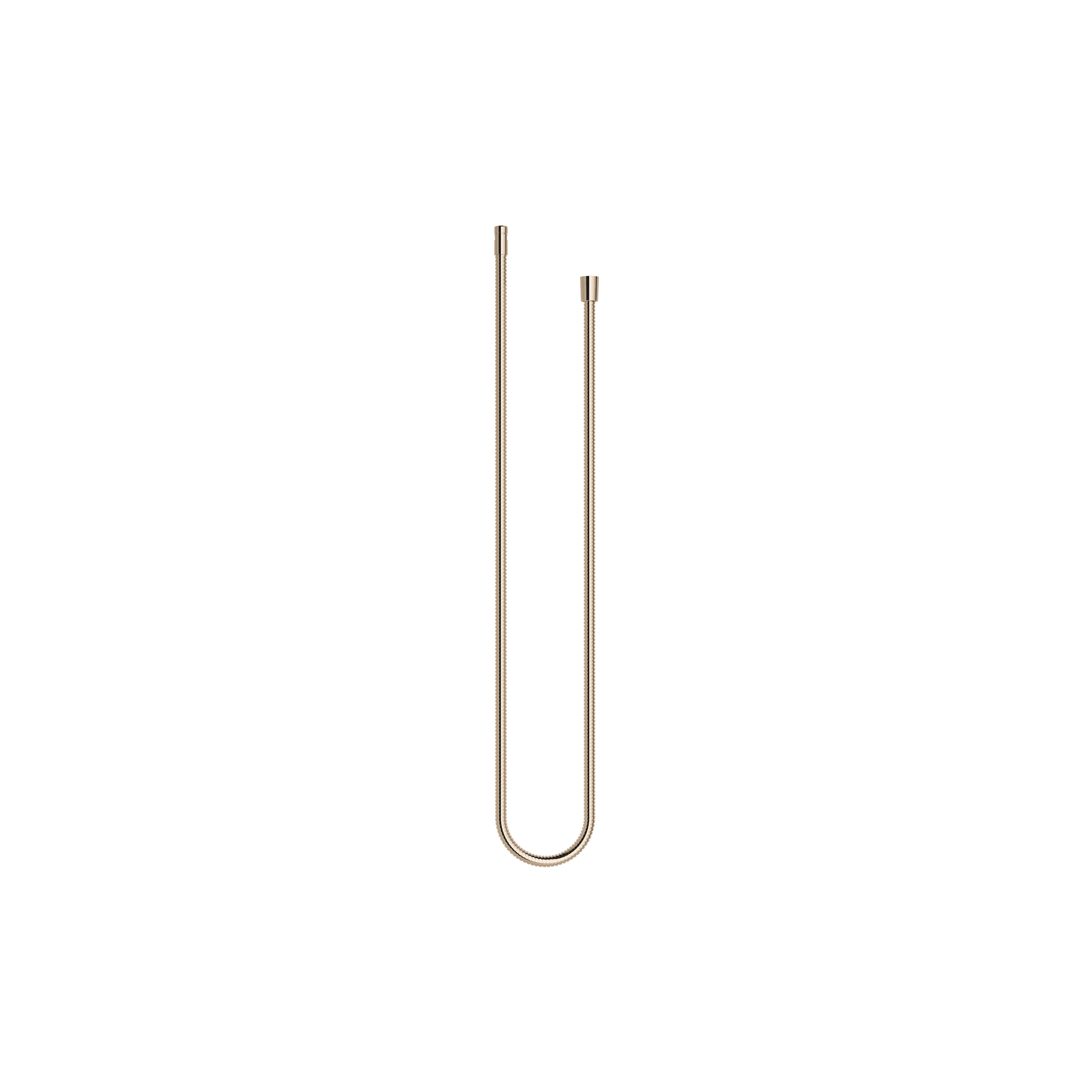 Metal shower hose 1/2" x 3/8" x 1750 mm in Champagne (22kt Gold)