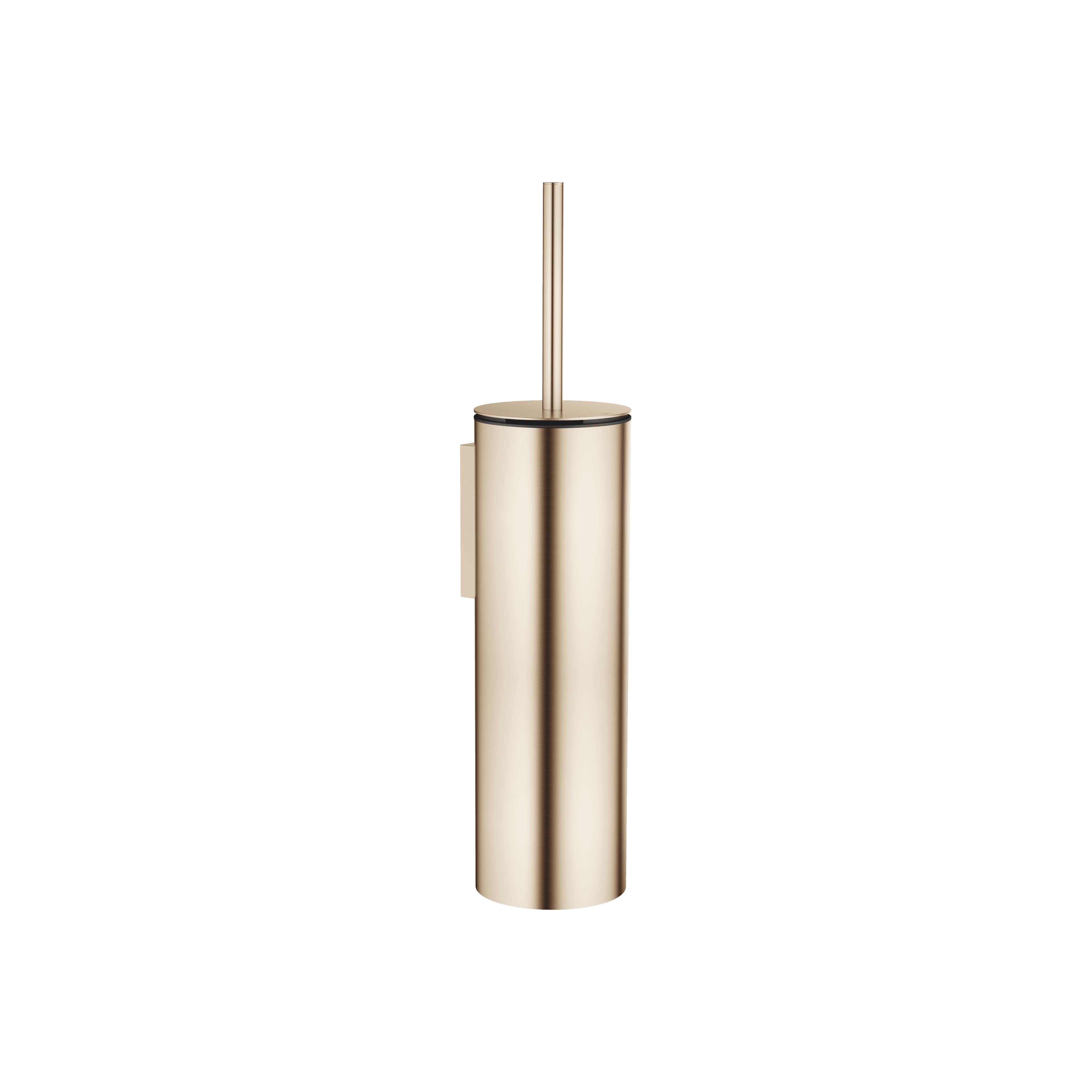 Toilet brush set wall model in Brushed Champagne (22kt Gold)