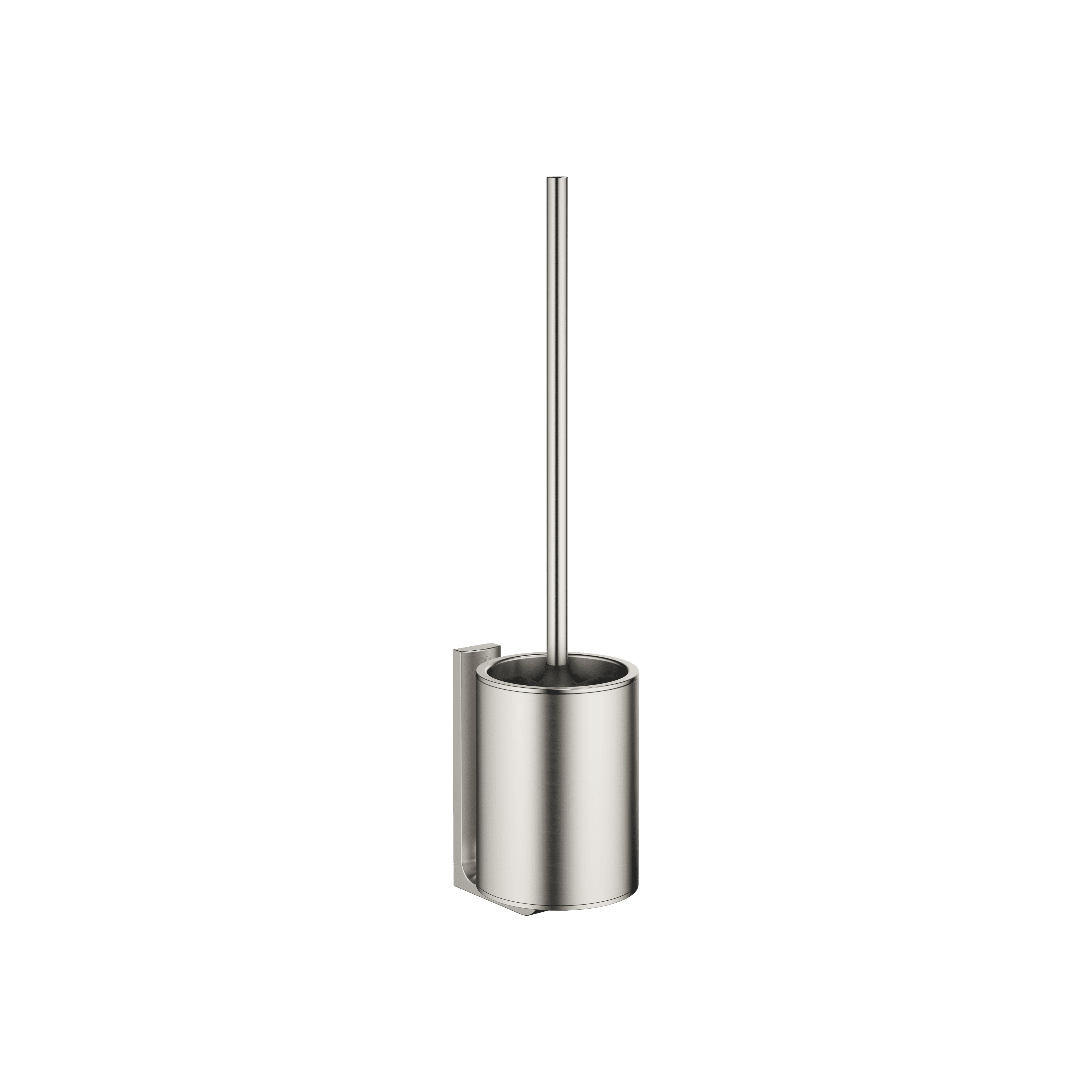 Toilet brush set in Brushed Platinum