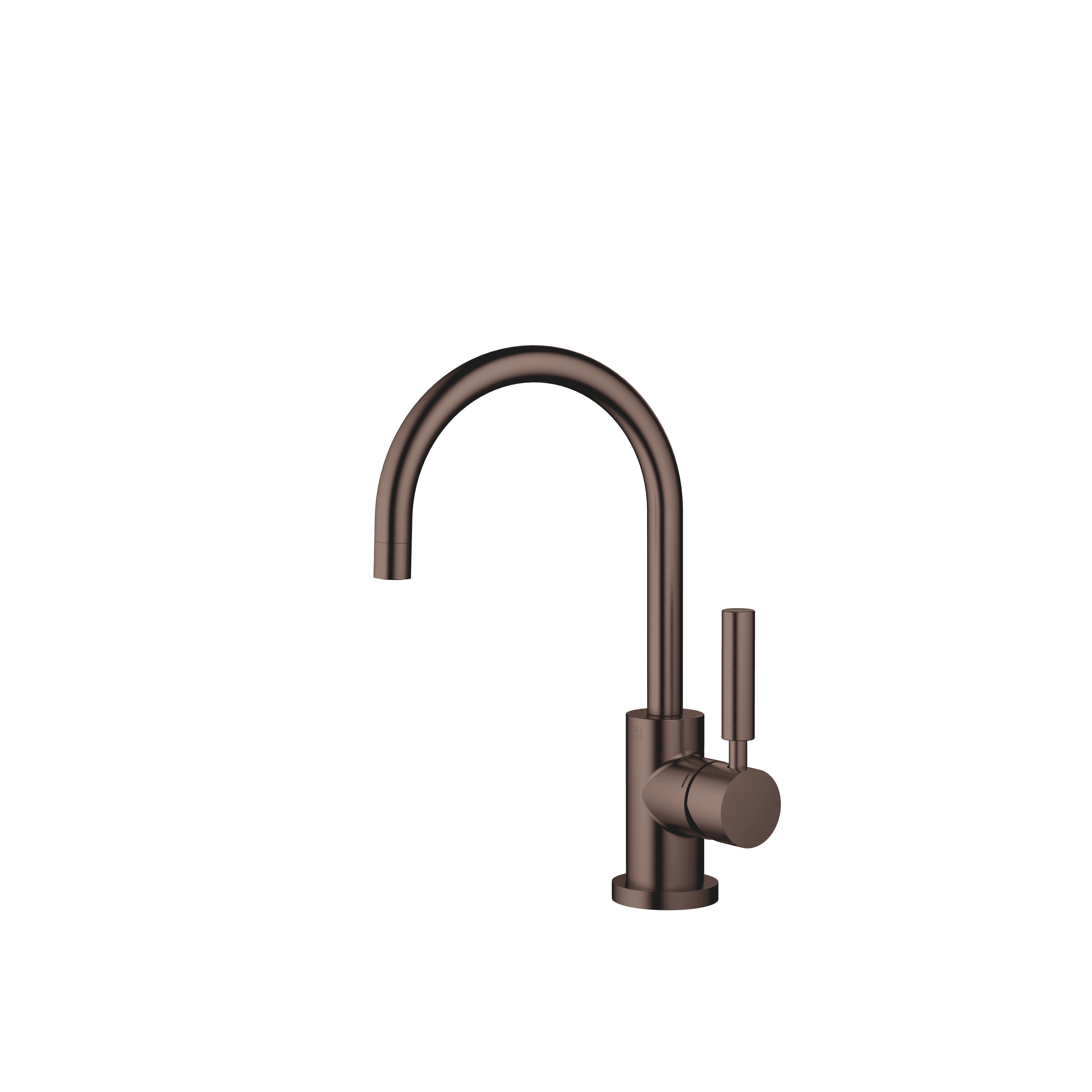 TARA Single-lever basin mixer with pop-up waste in Brushed Dark Bronze (PVD)
