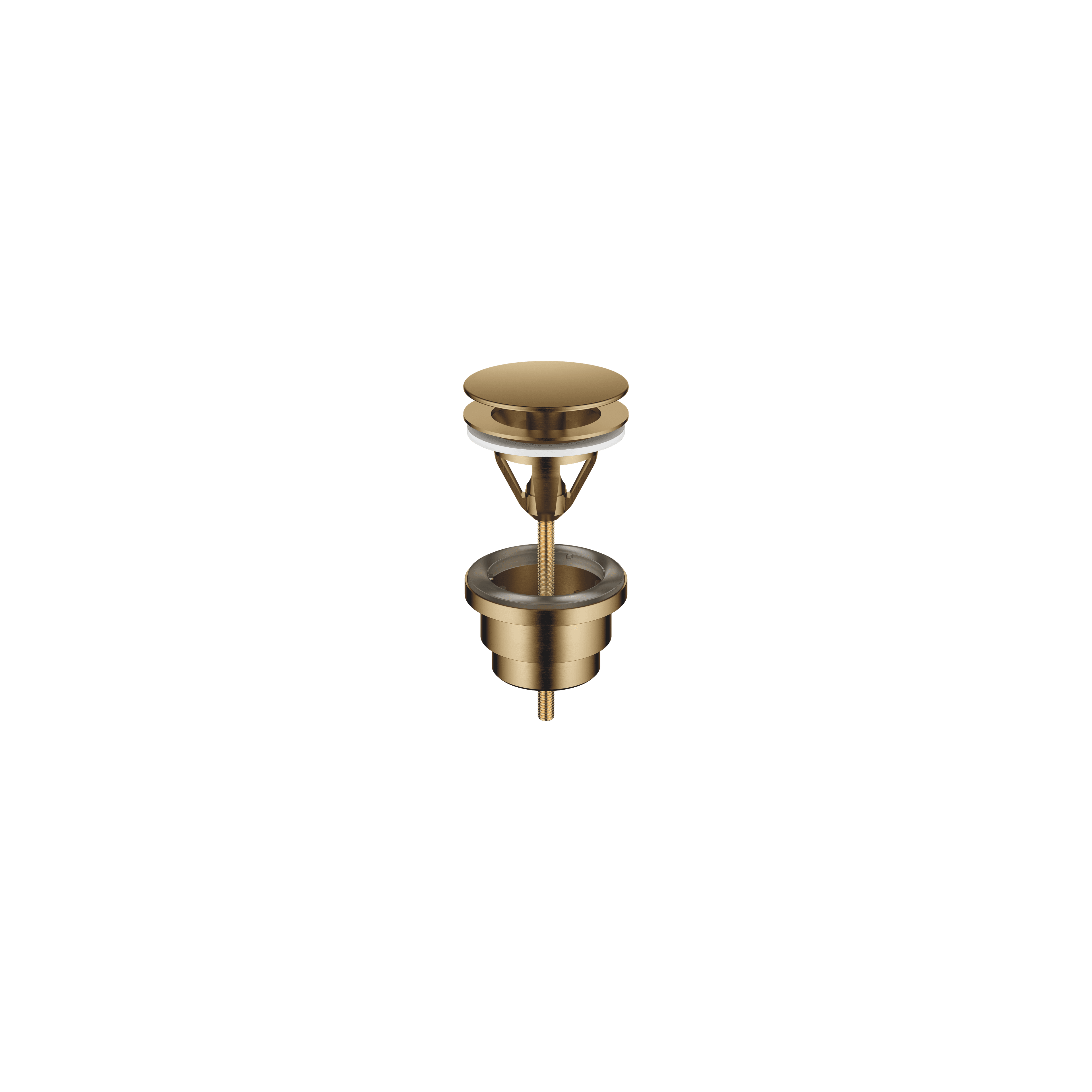 Basin Waste without press-closing 1 1/4" in Brushed Dark Brass (PVD)