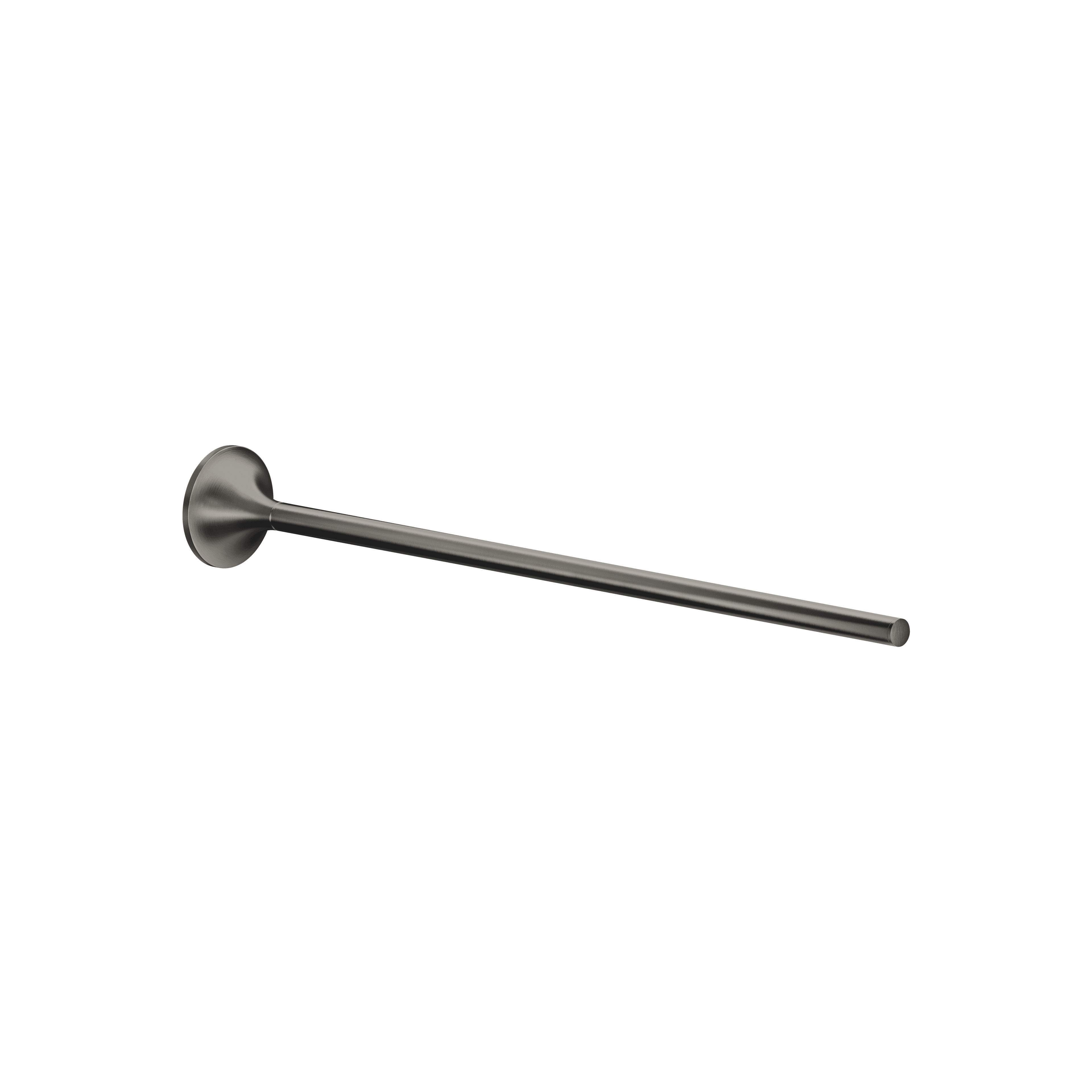 VAIA Towel bar 1-piece non-swivel in Brushed Dark Platinum