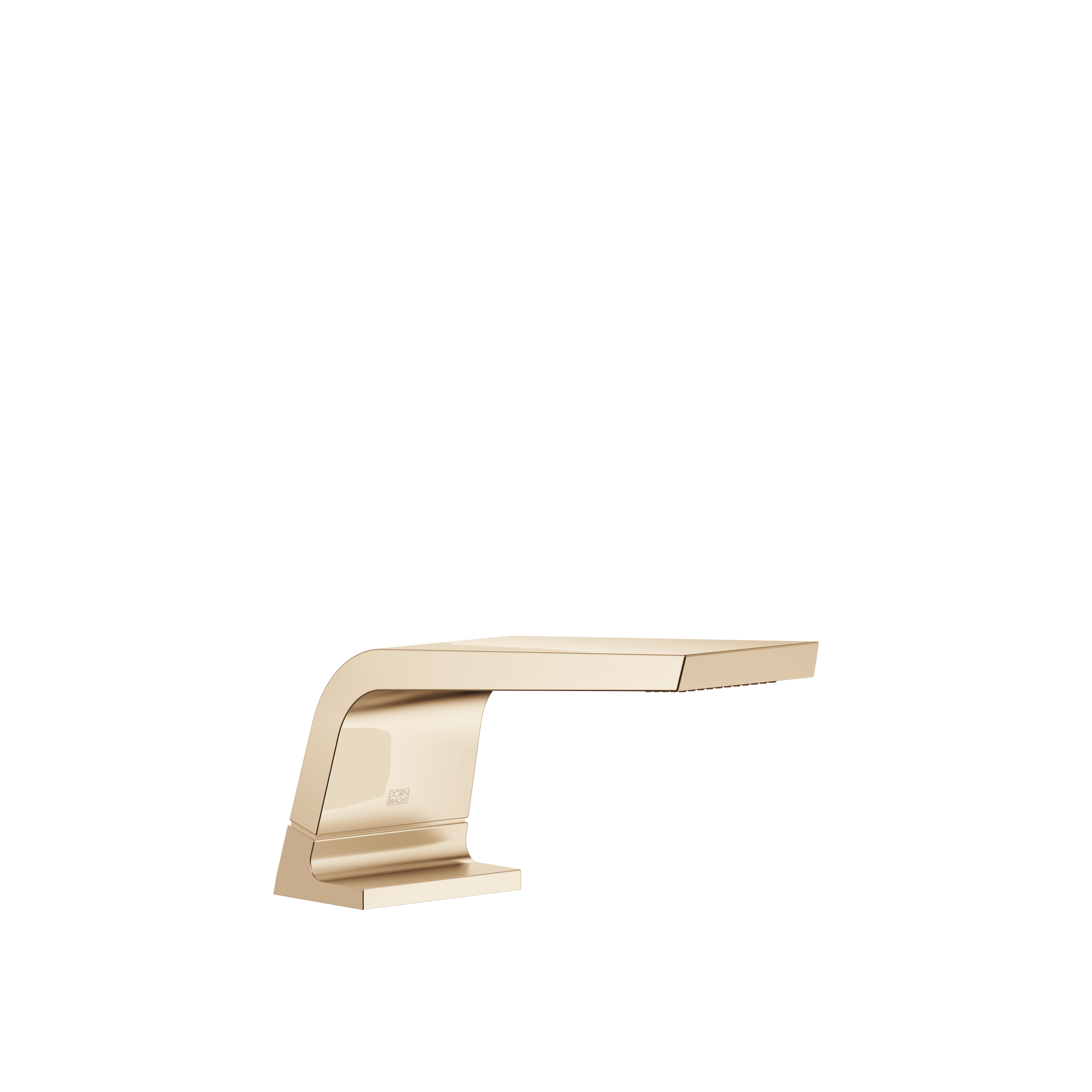CL.1 Bath spout without diverter for deck mounting in Brushed Champagne (22kt Gold)
