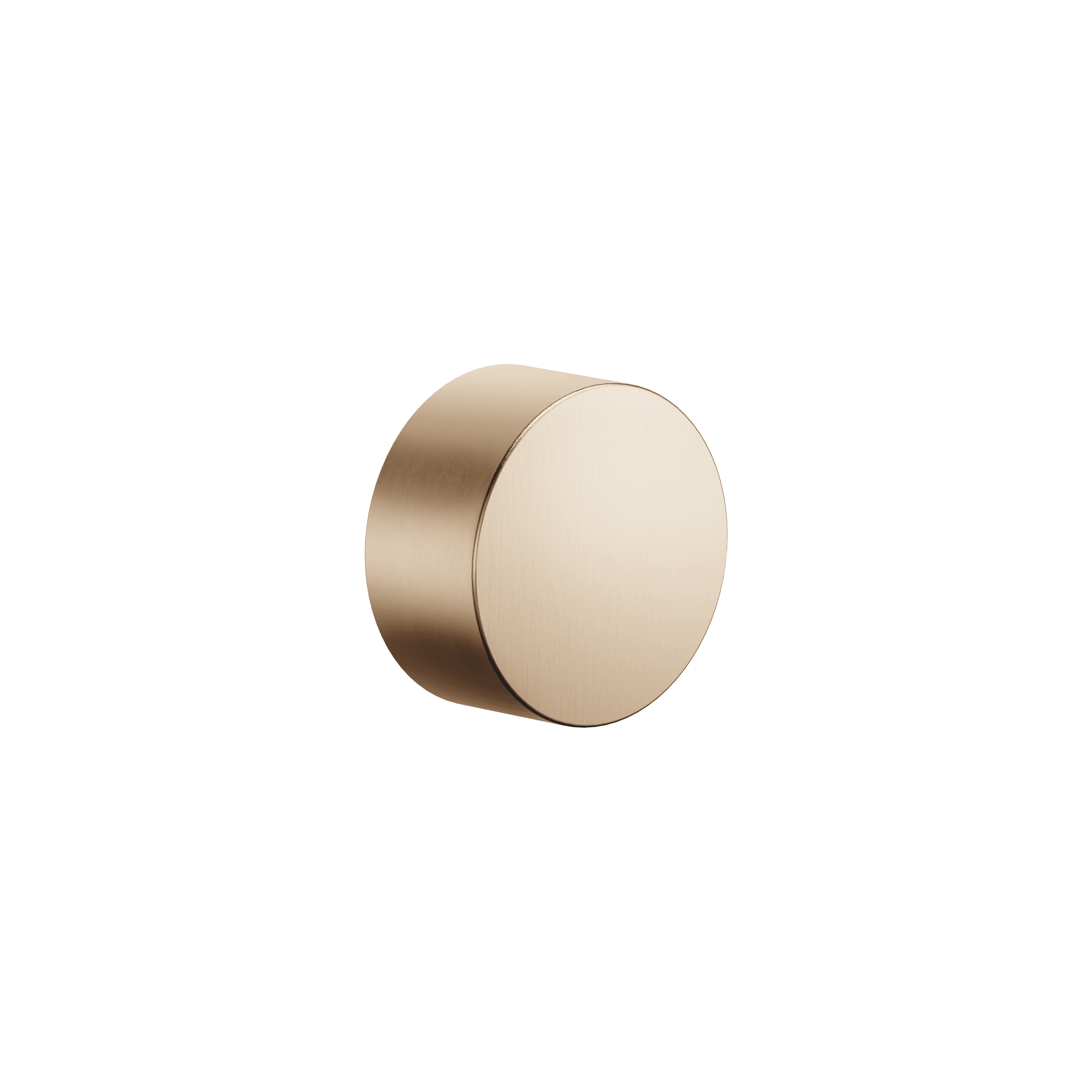 Wall valve clockwise closing 1/2" in Brushed Light Gold (PVD)