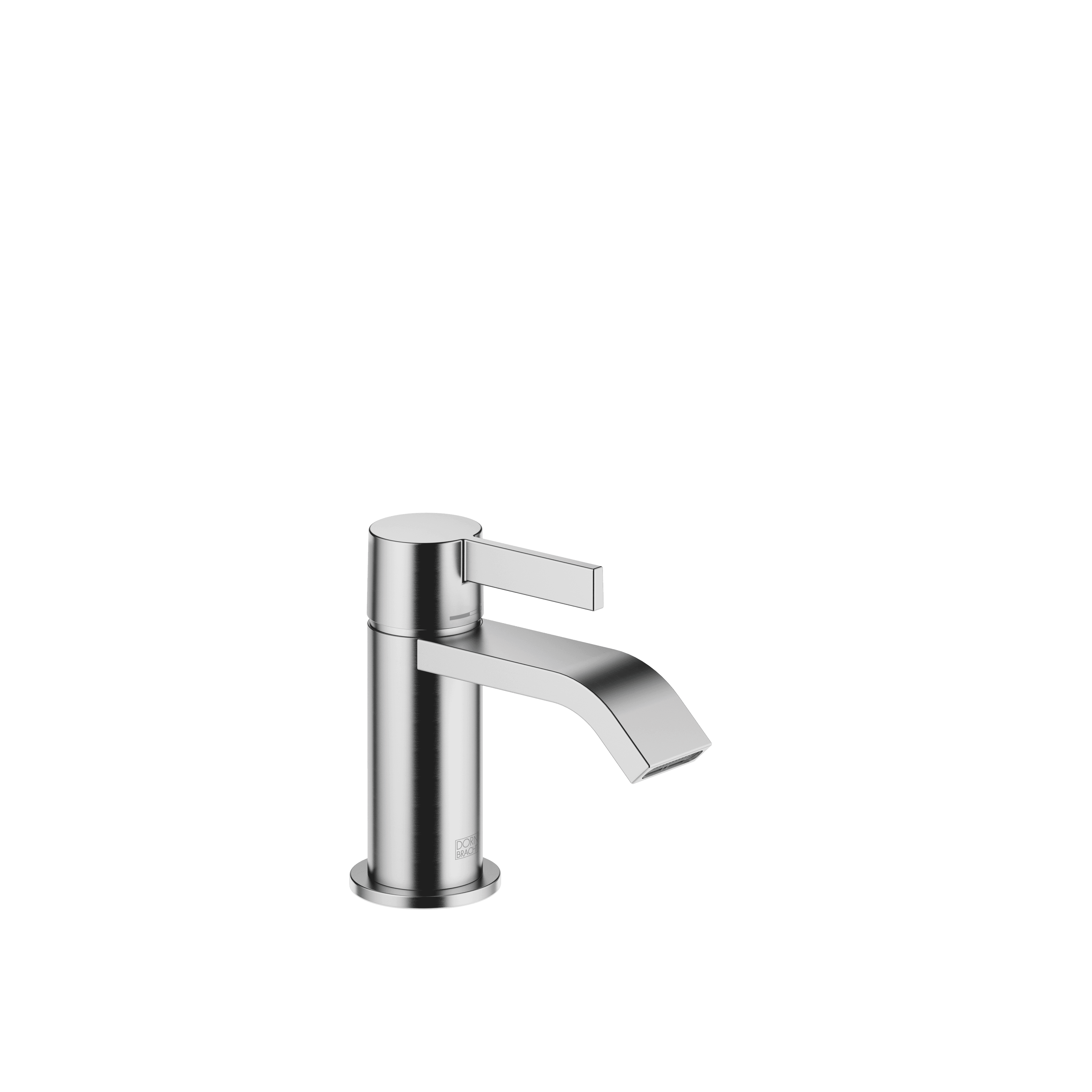 IMO Single-lever basin mixer without pop-up waste in Brushed Chrome