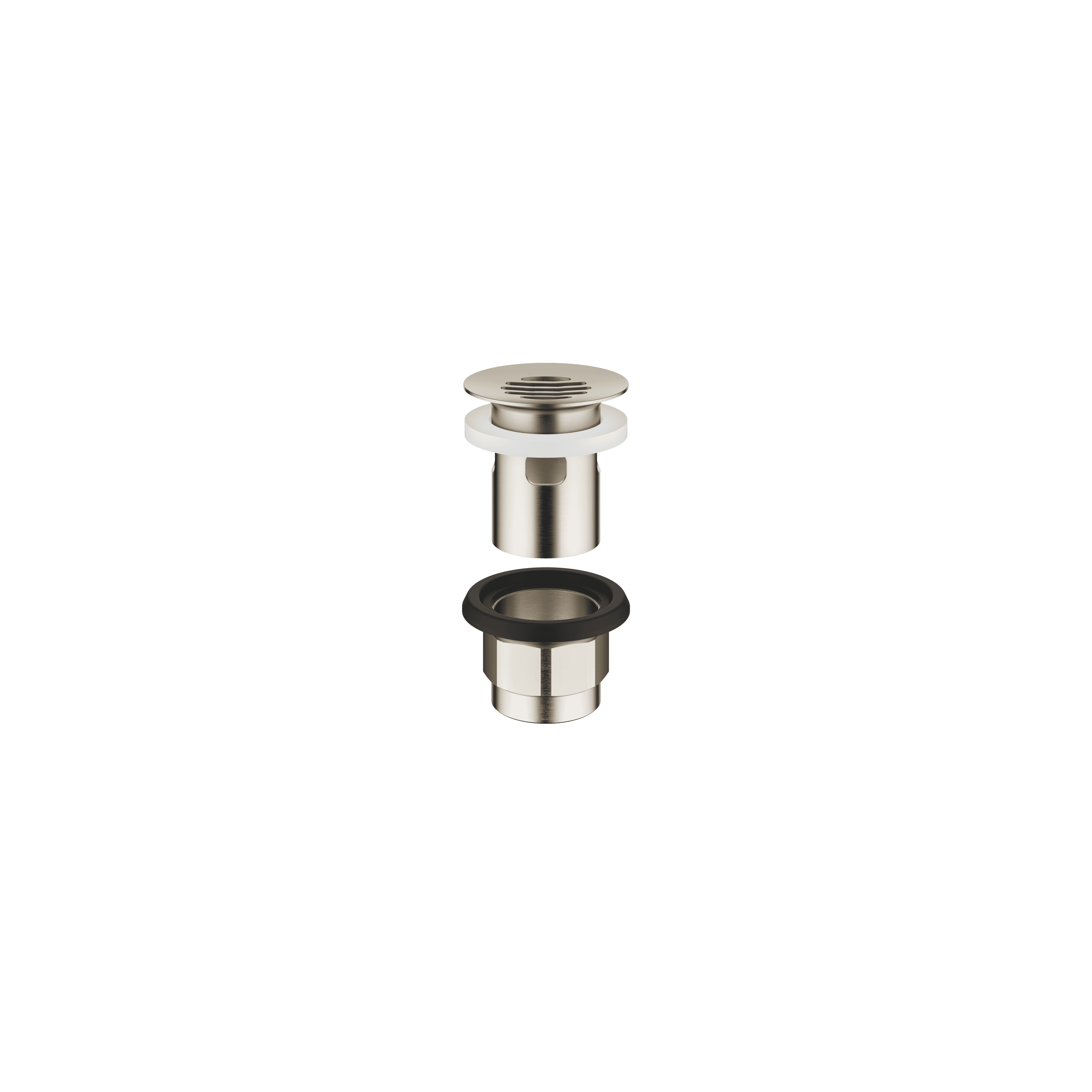 Grated waste 1 1/4" in Brushed Platinum