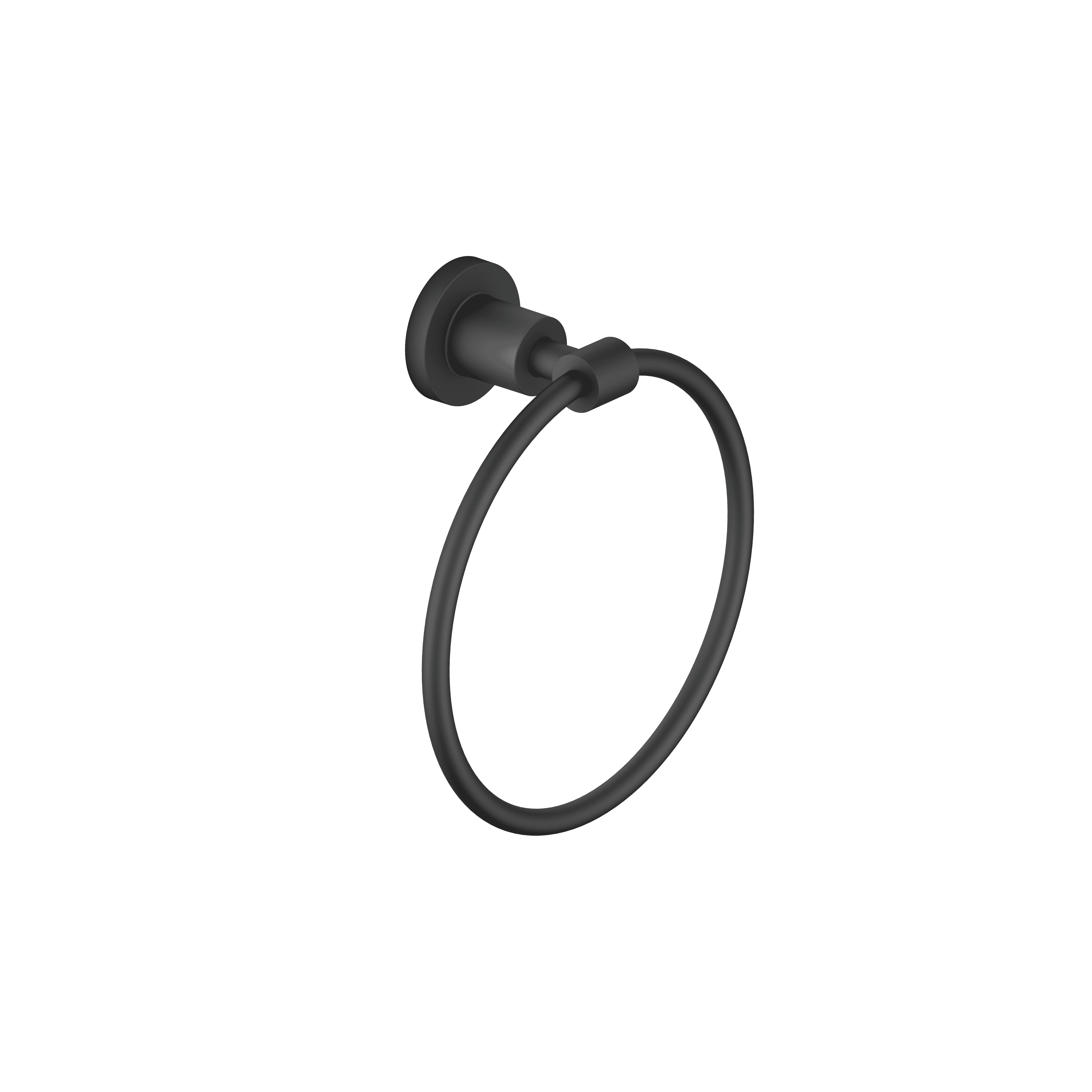 TARA Towel ring round in Matte Black