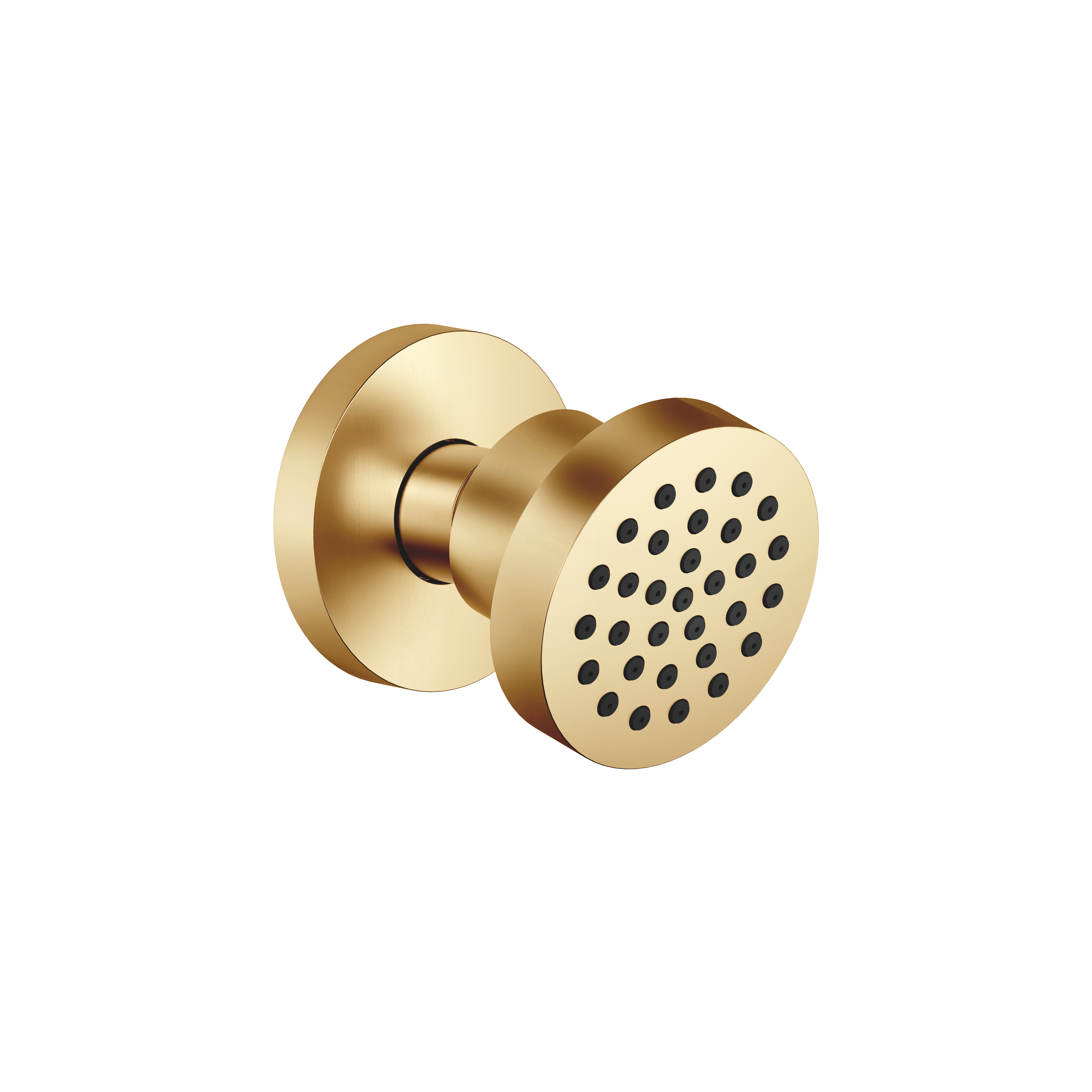 Body spray without volume control FlowReduce in Brushed Durabrass (23kt Gold)