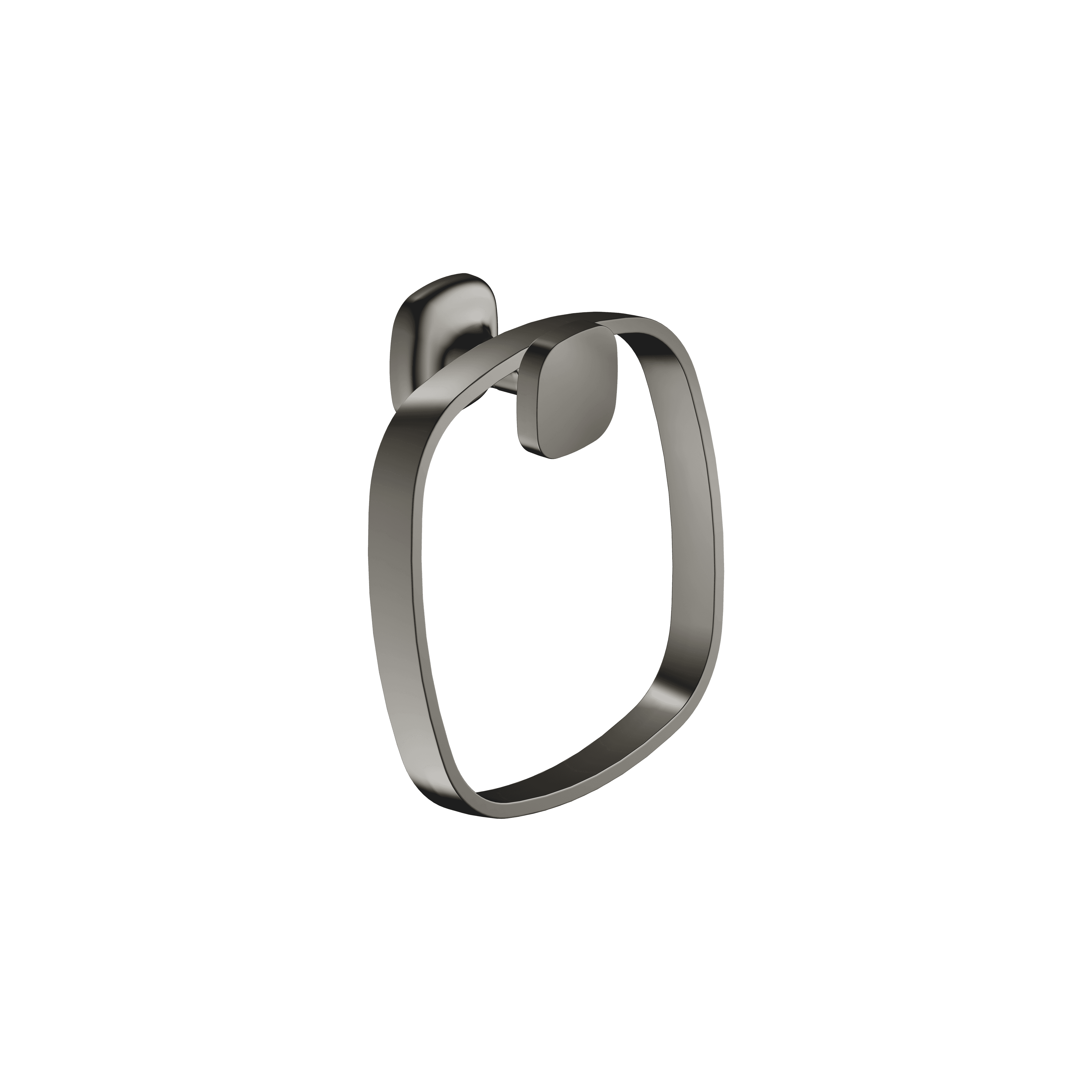 COYA Towel ring in Dark Chrome