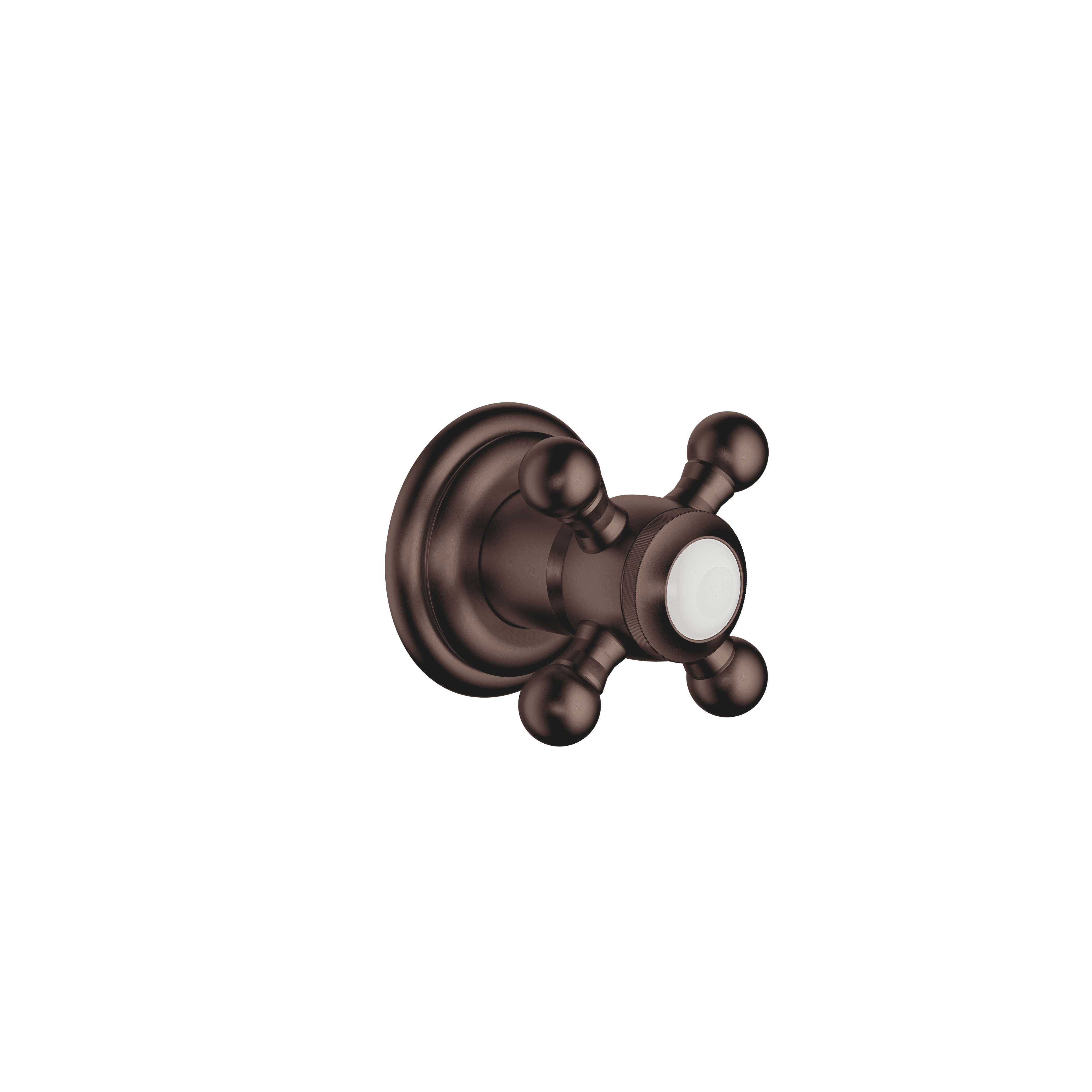 MADISON Wall valve clockwise closing 3/4" in Brushed Dark Bronze (PVD)