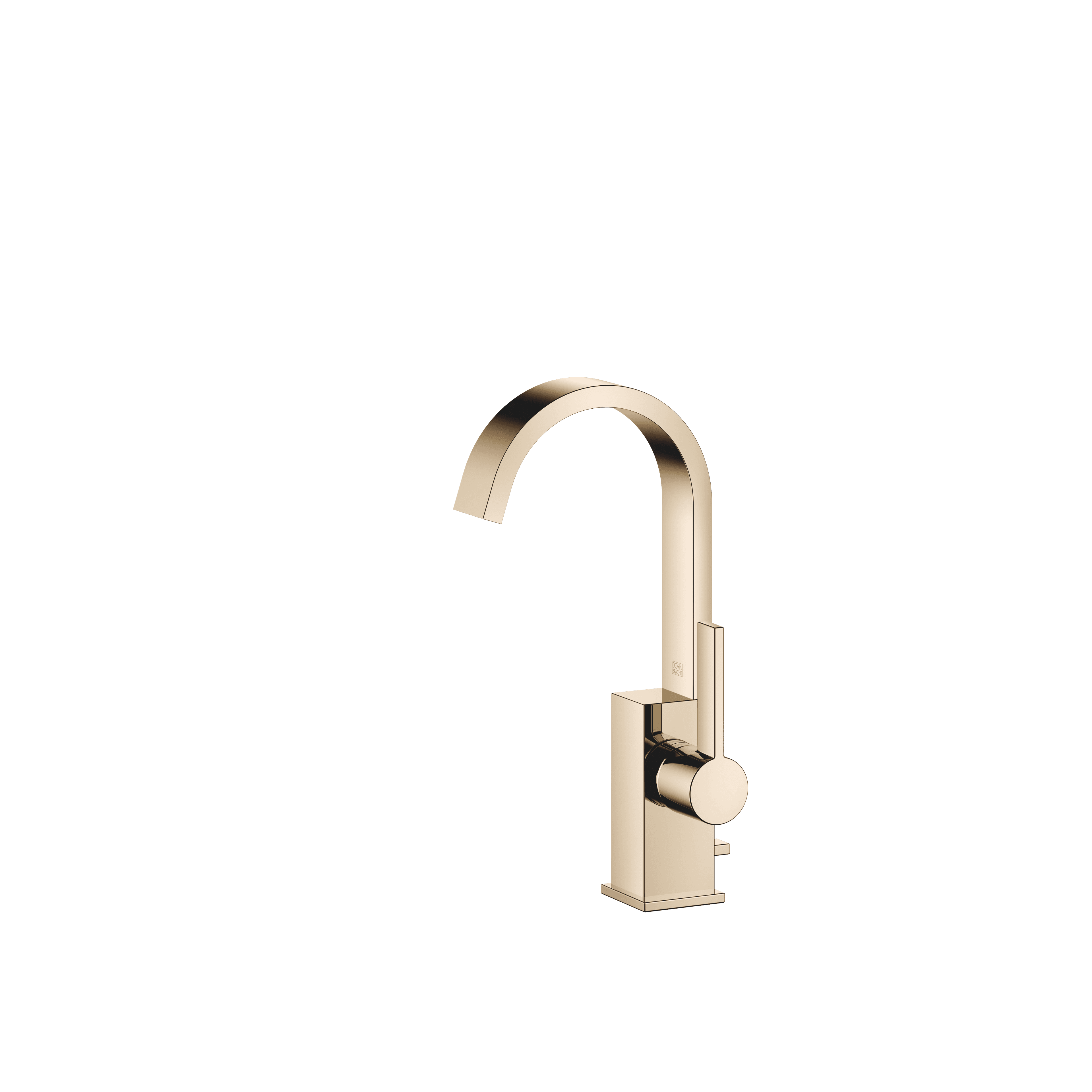 MEM Single-lever basin mixer without pop-up waste in Champagne (22kt Gold)