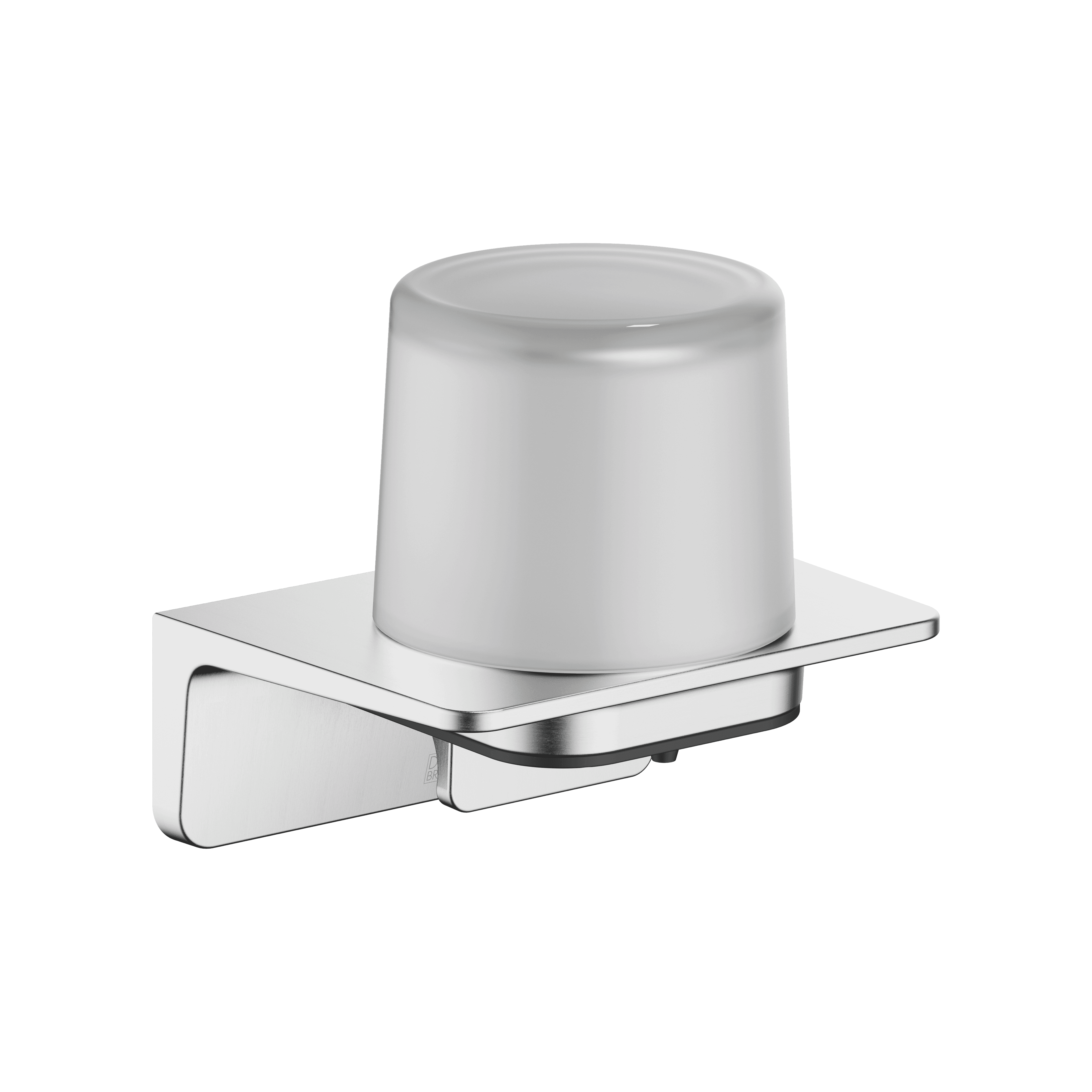 Lotion dispenser in Brushed Chrome