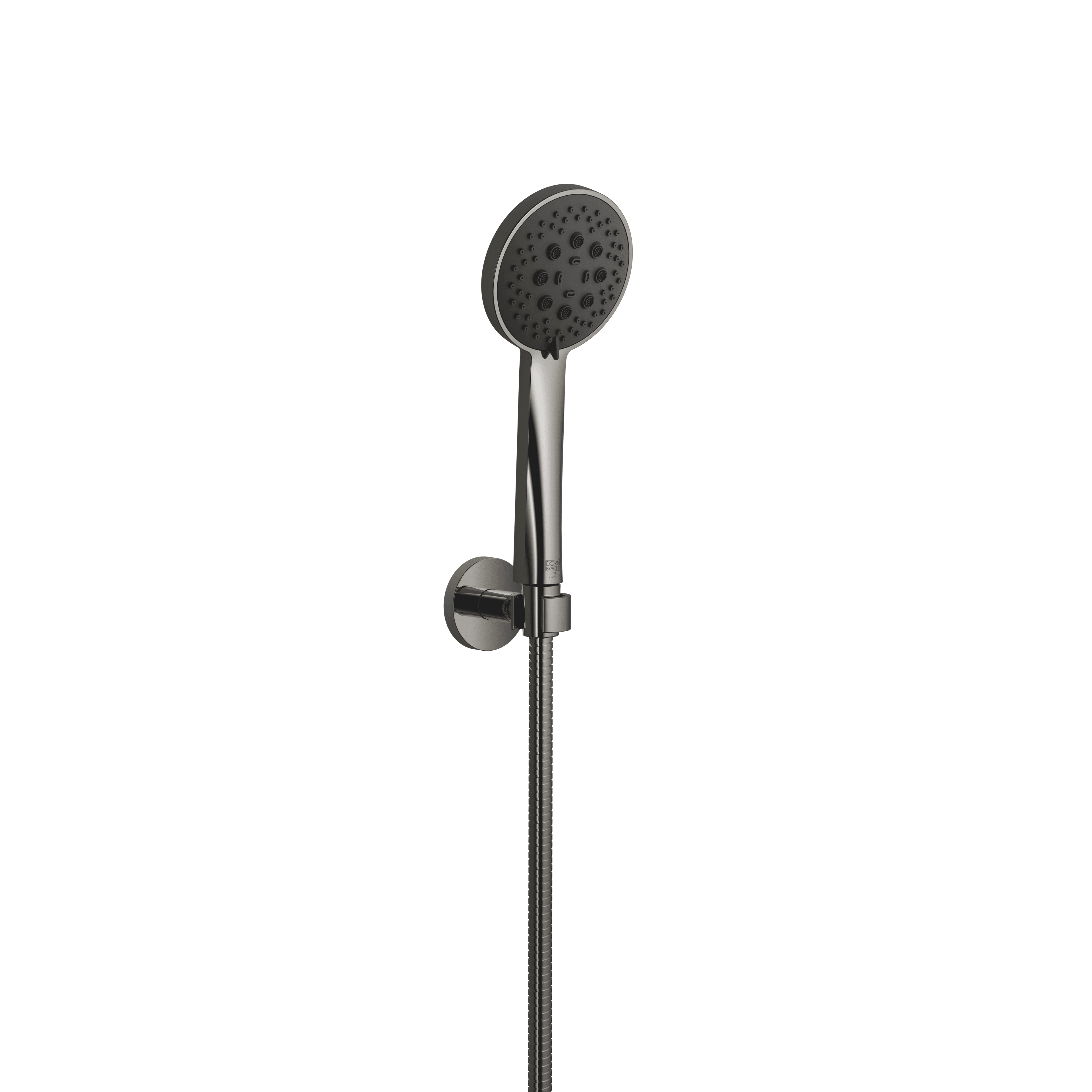 META Hand shower set FlowReduce in Dark Chrome