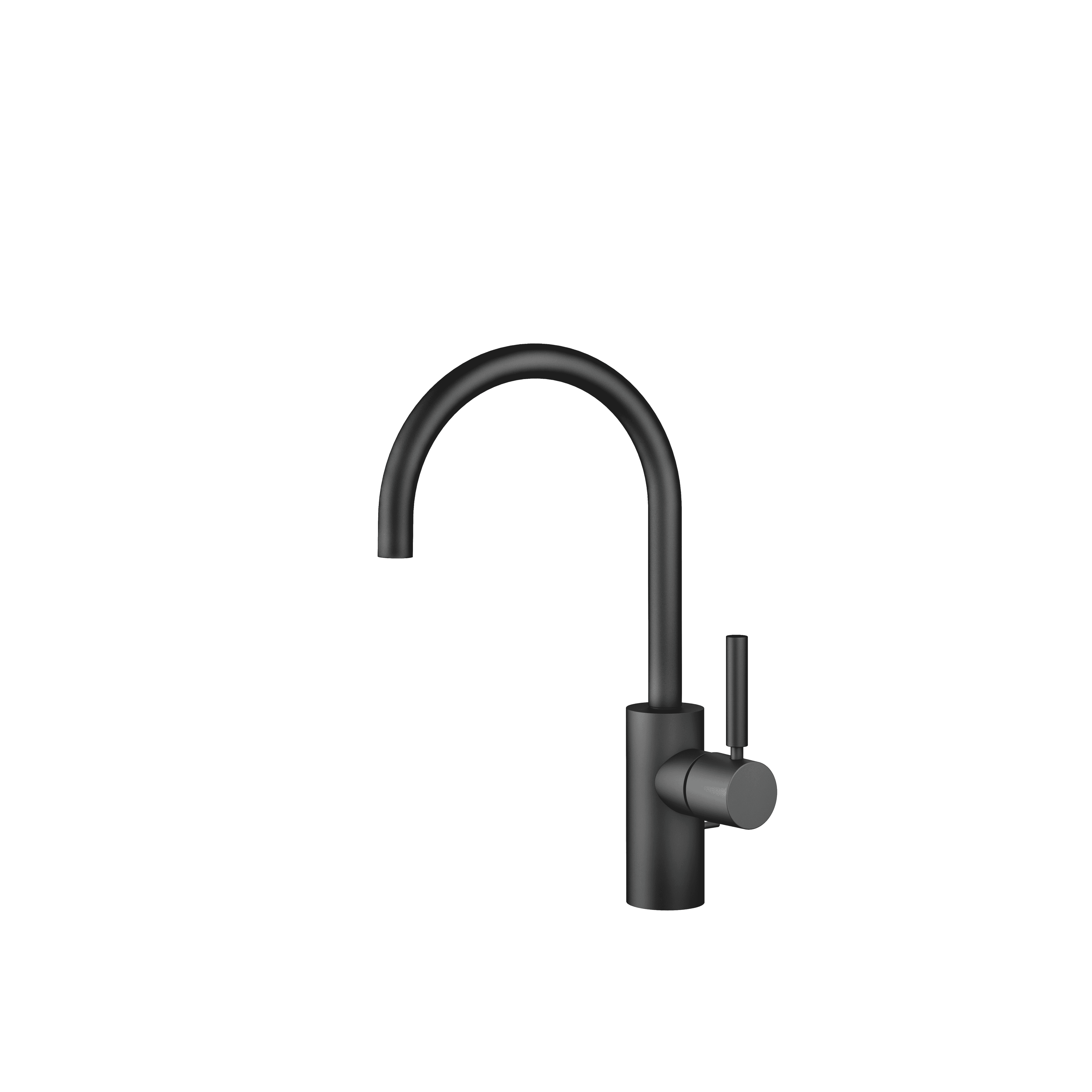META Single-lever basin mixer with pop-up waste in Matte Black
