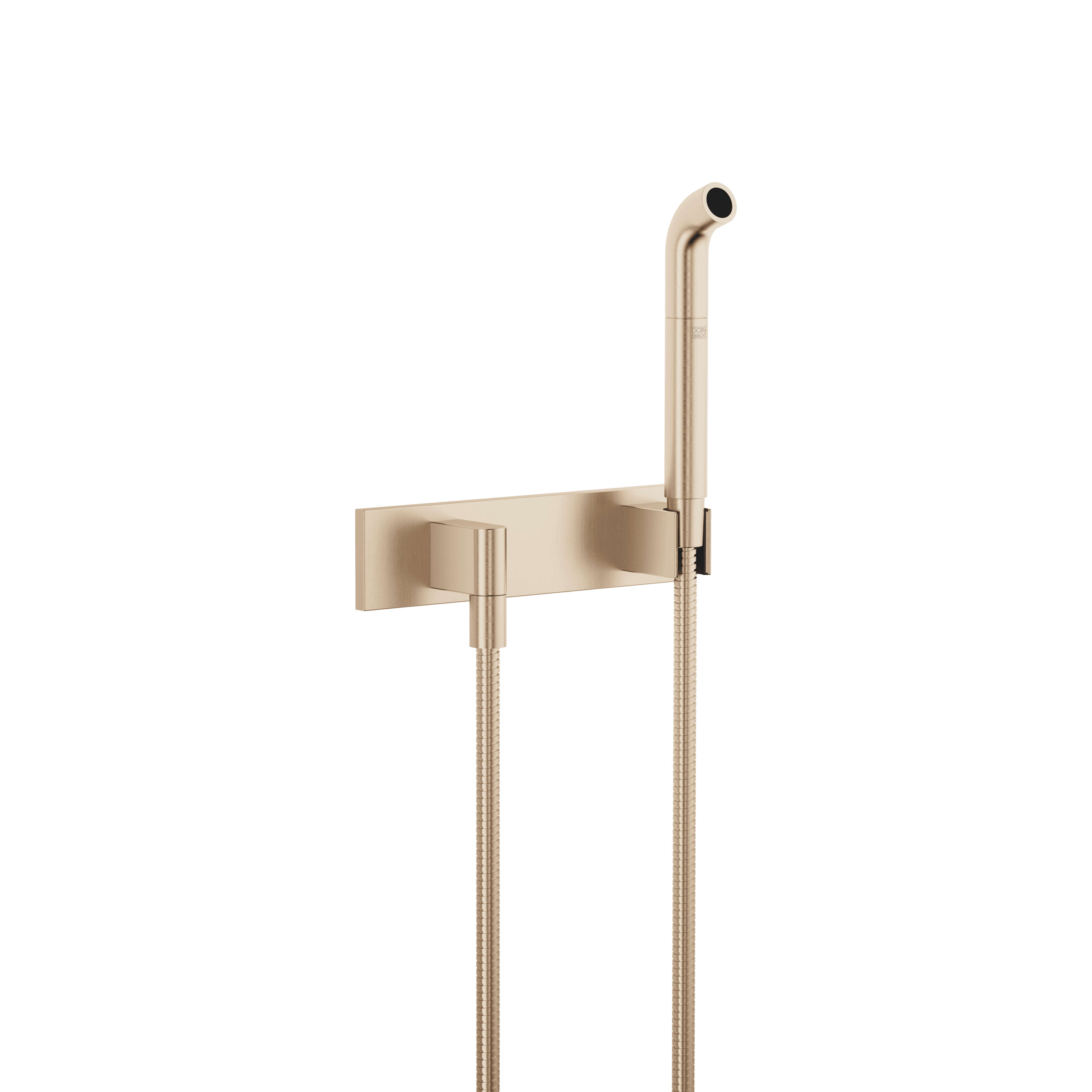 Affusion pipe with cover plate in Brushed Champagne (22kt Gold)