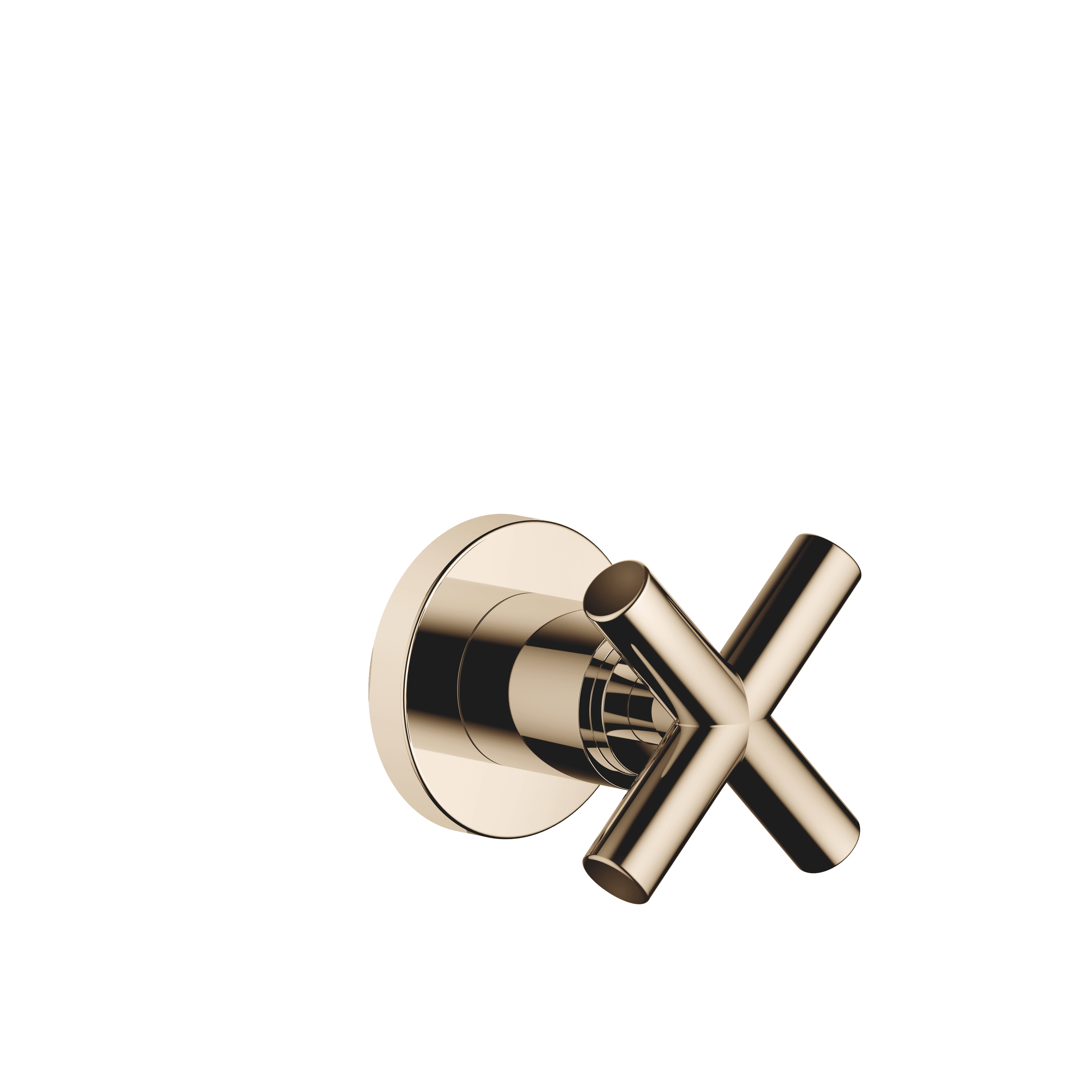 TARA Wall valve clockwise closing 3/4" in Champagne (22kt Gold)