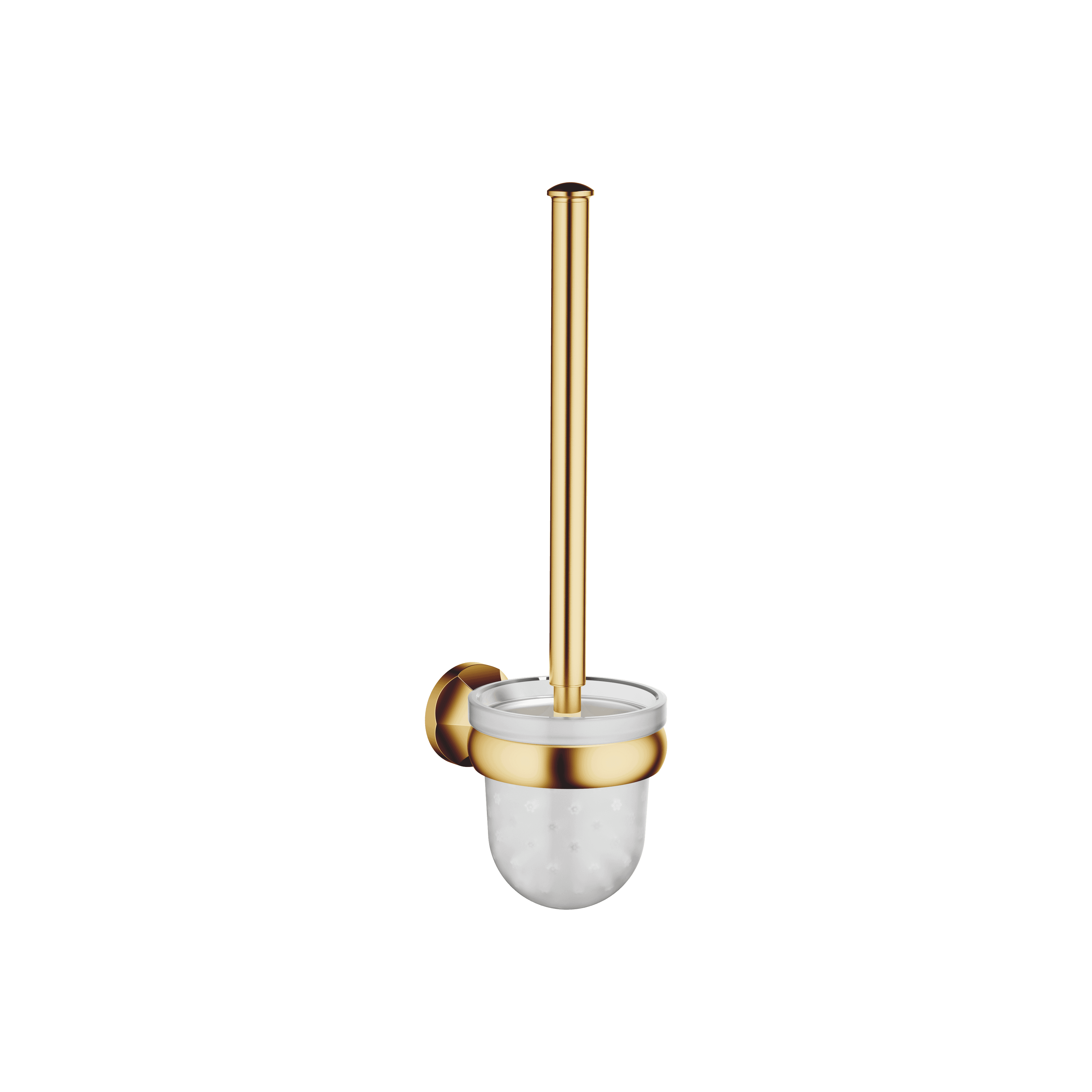 MADISON Toilet brush set wall model in Brushed Durabrass (23kt Gold)