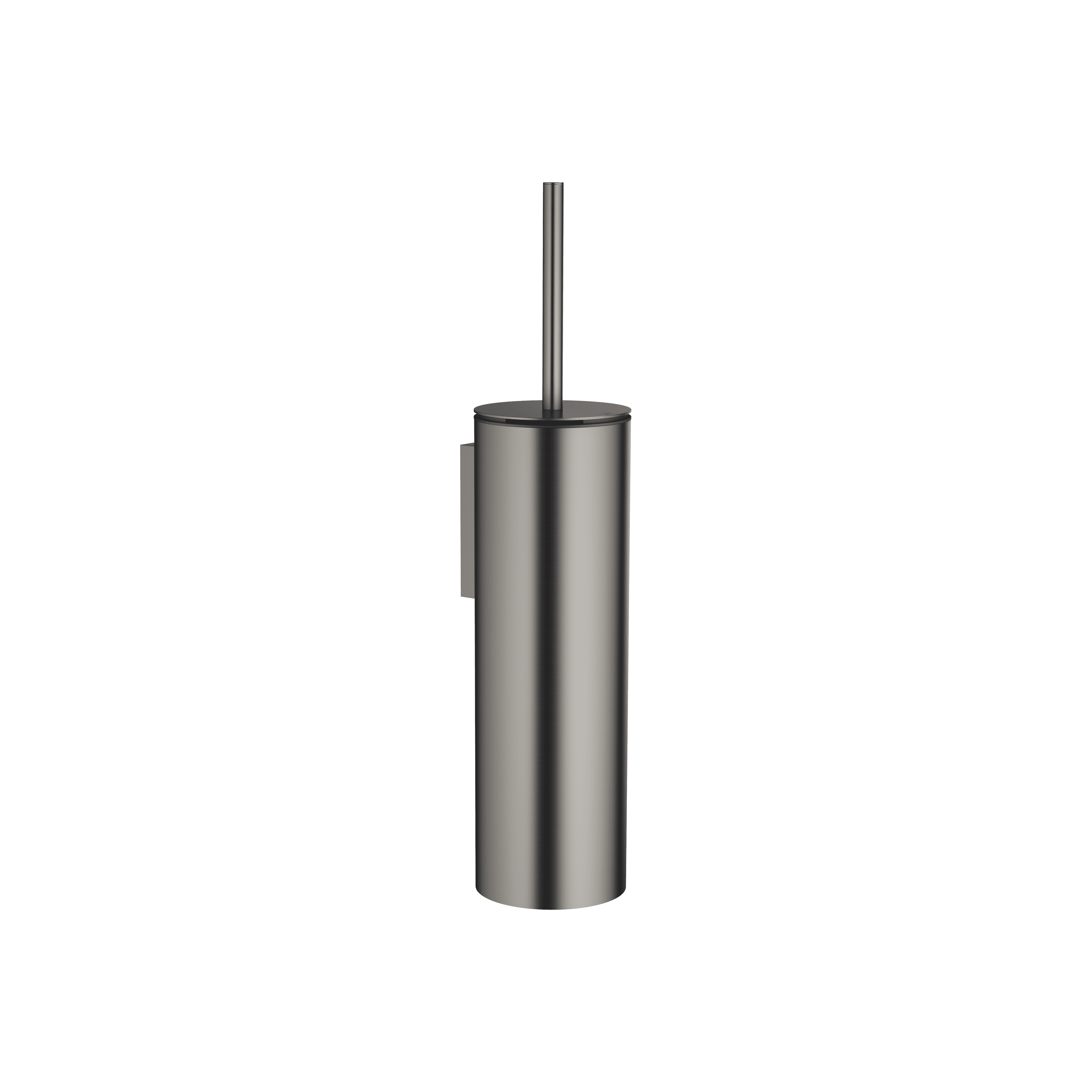 Toilet brush set wall model in Brushed Dark Platinum