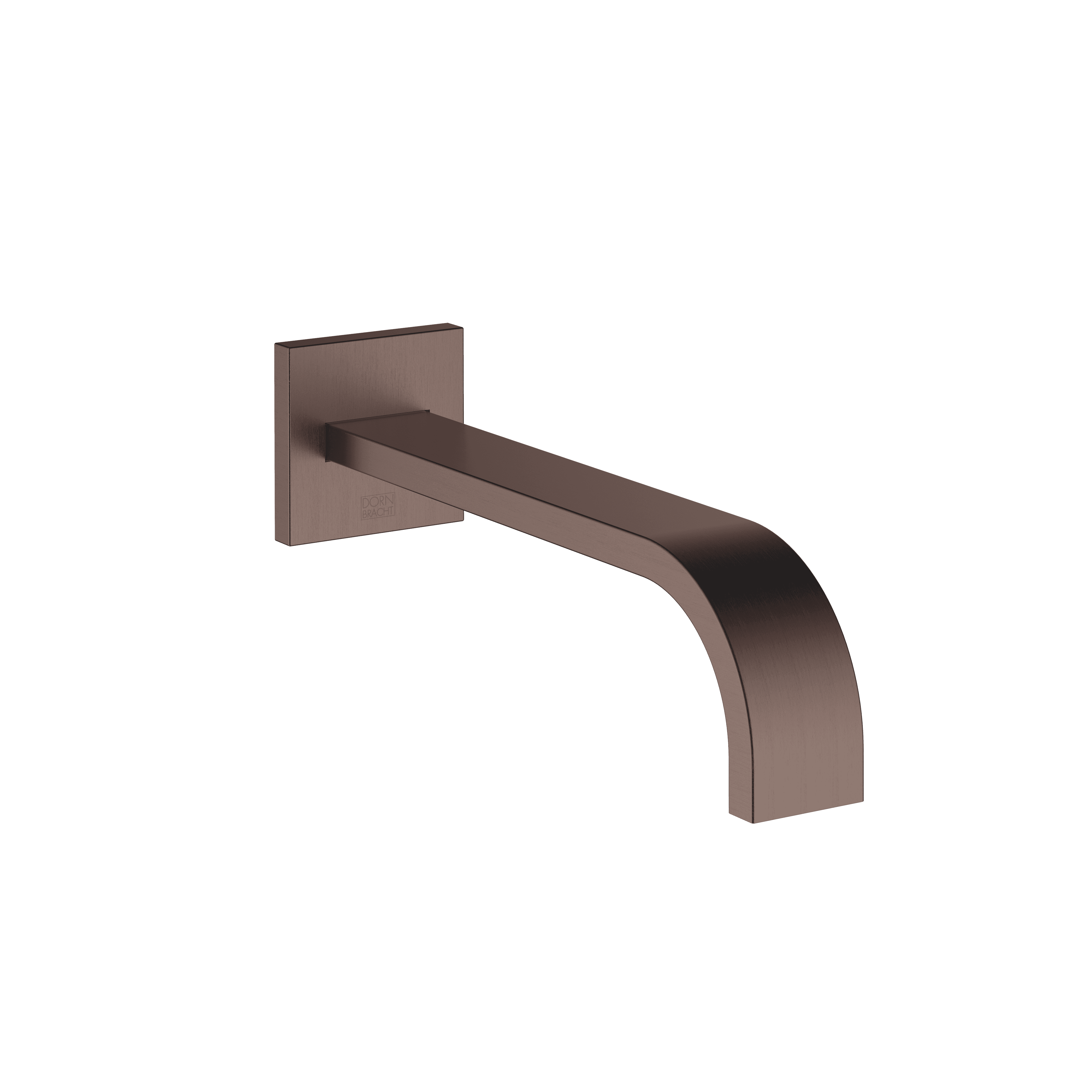 MEM Bath spout for wall mounting in Brushed Dark Bronze (PVD)