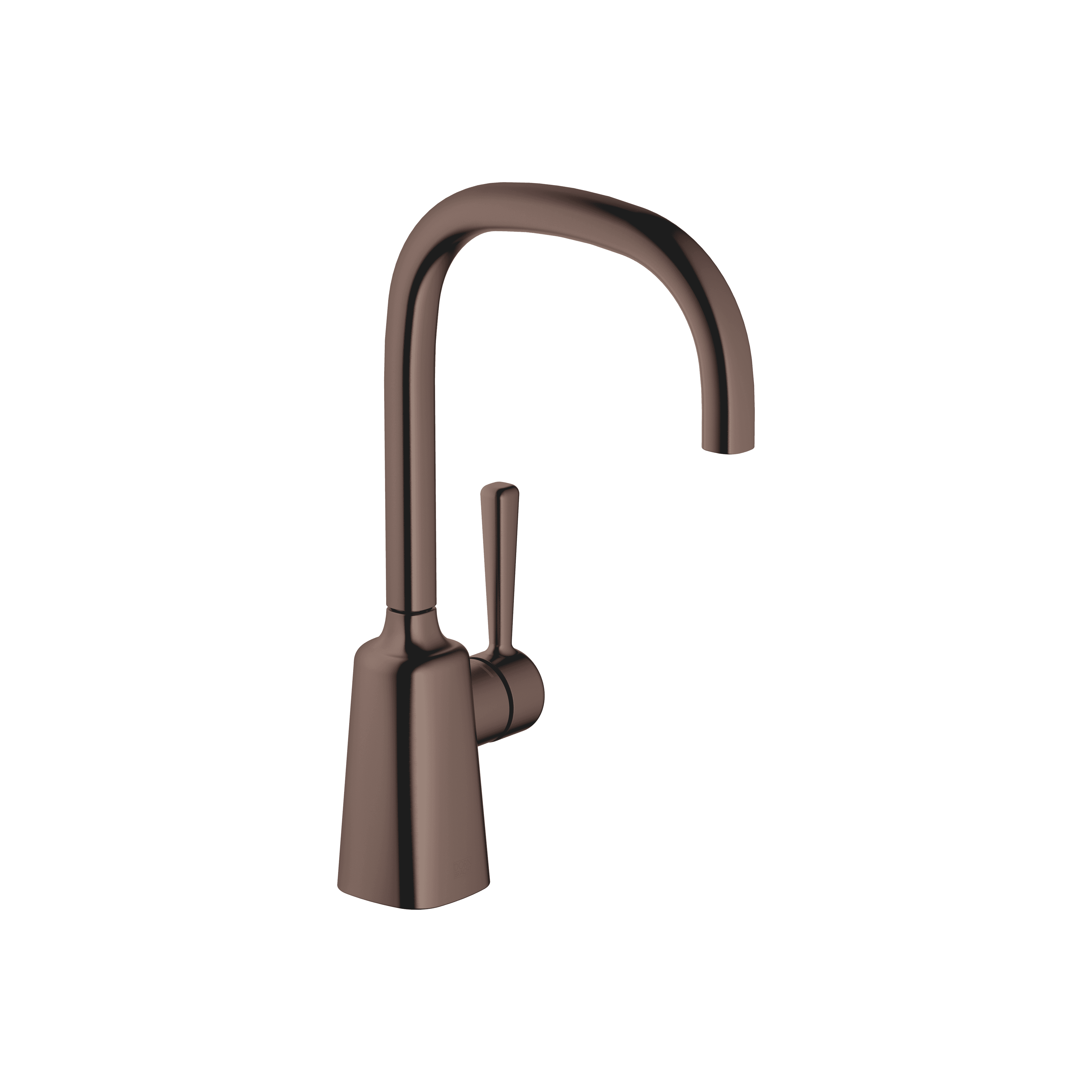 COYA Single-lever basin mixer without pop-up waste in Brushed Dark Bronze (PVD)