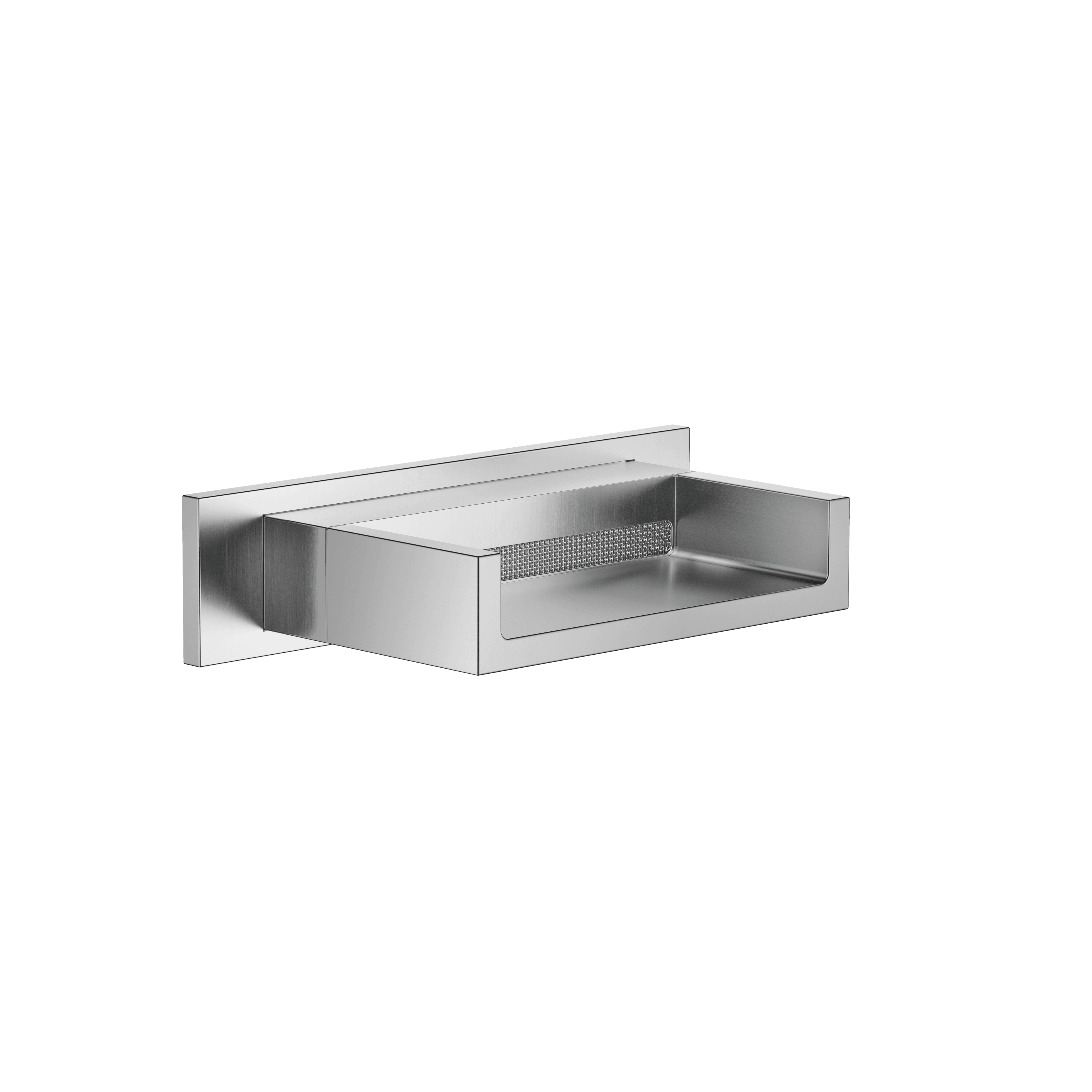 WATER FALL Cascade spout for wall mounting in Brushed Chrome