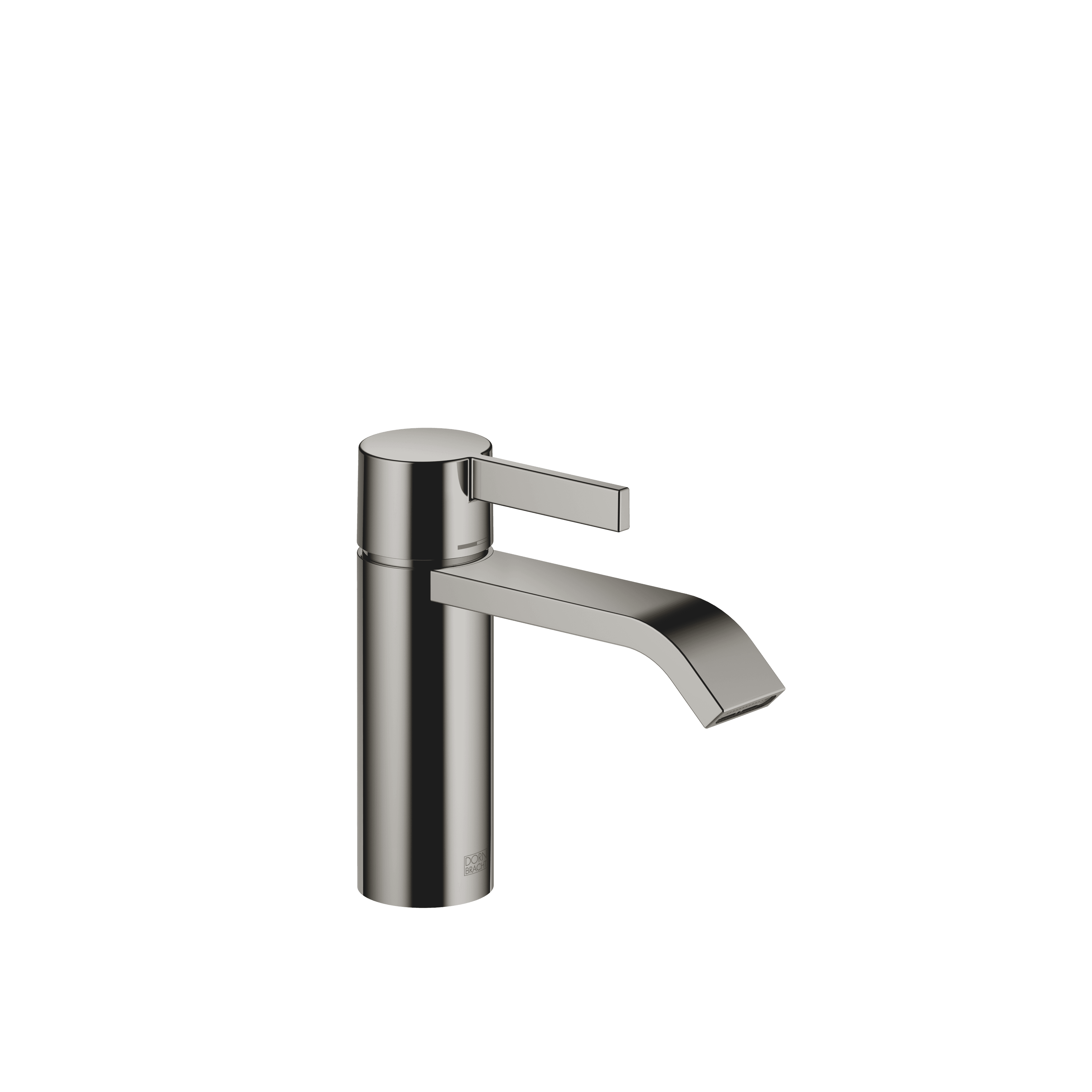 IMO Single-lever basin mixer without pop-up waste in Dark Chrome