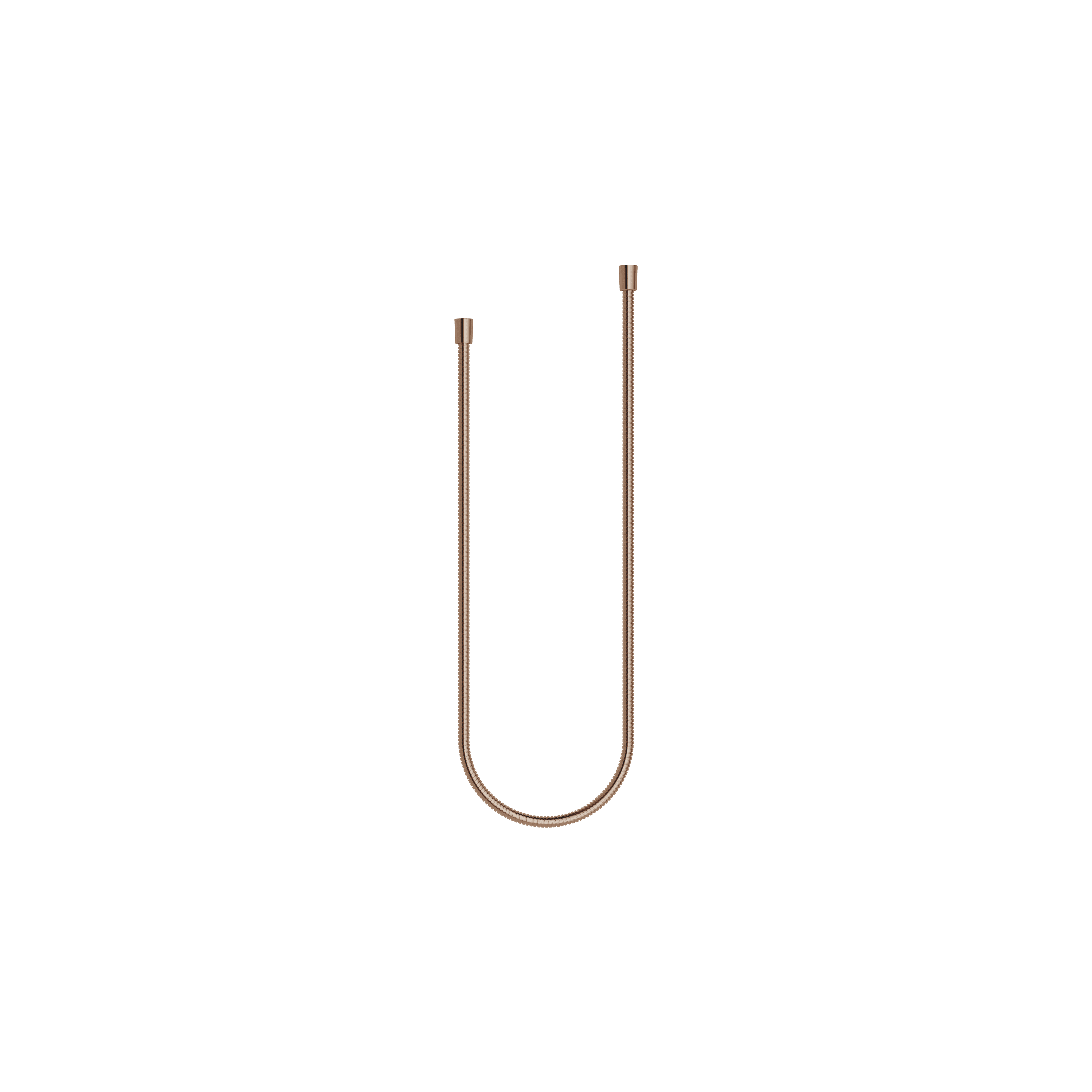 Metal shower hose 1/2" x 1/2" x 1250 mm in Brushed Bronze (PVD)