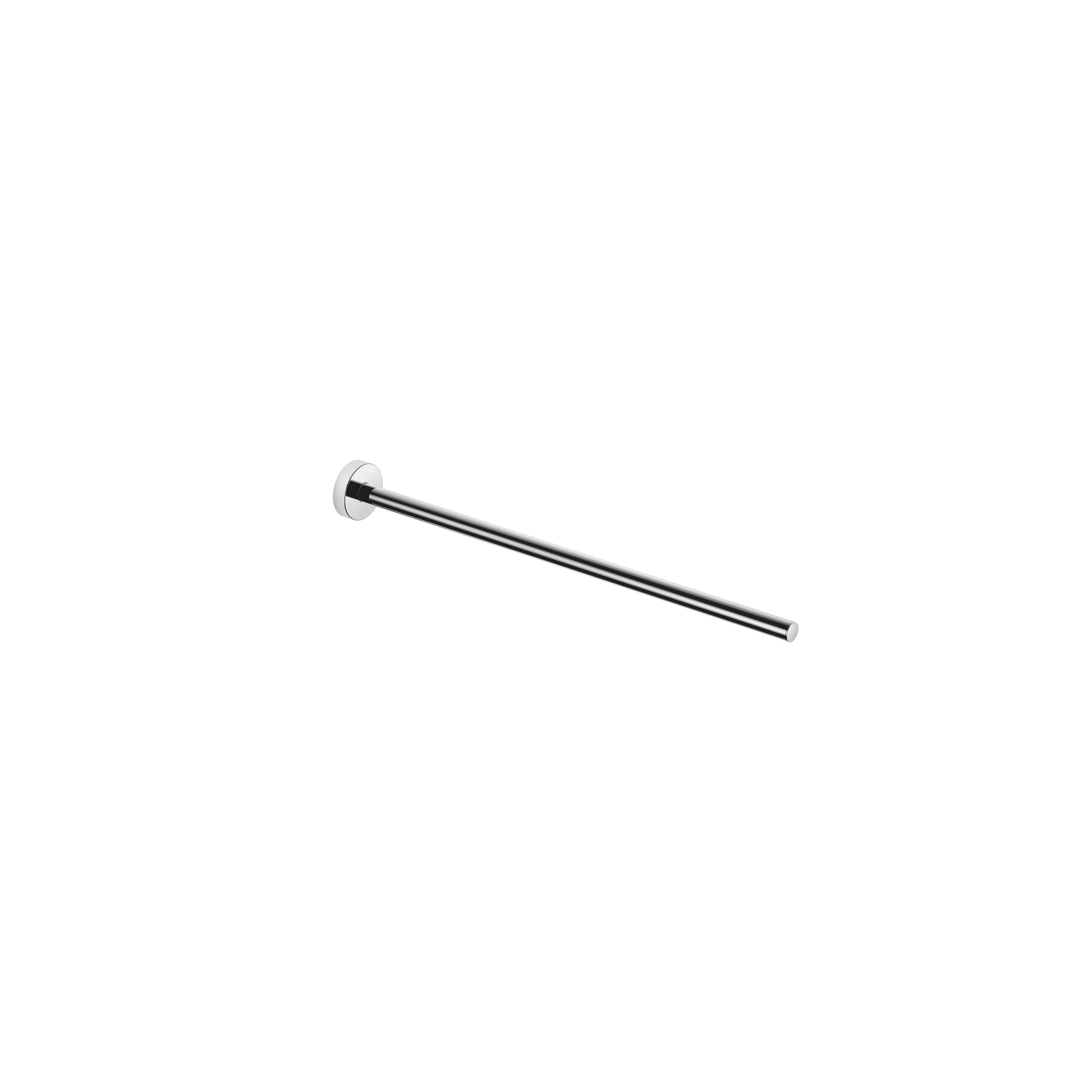 Towel bar 1-piece non-swivel in Chrome