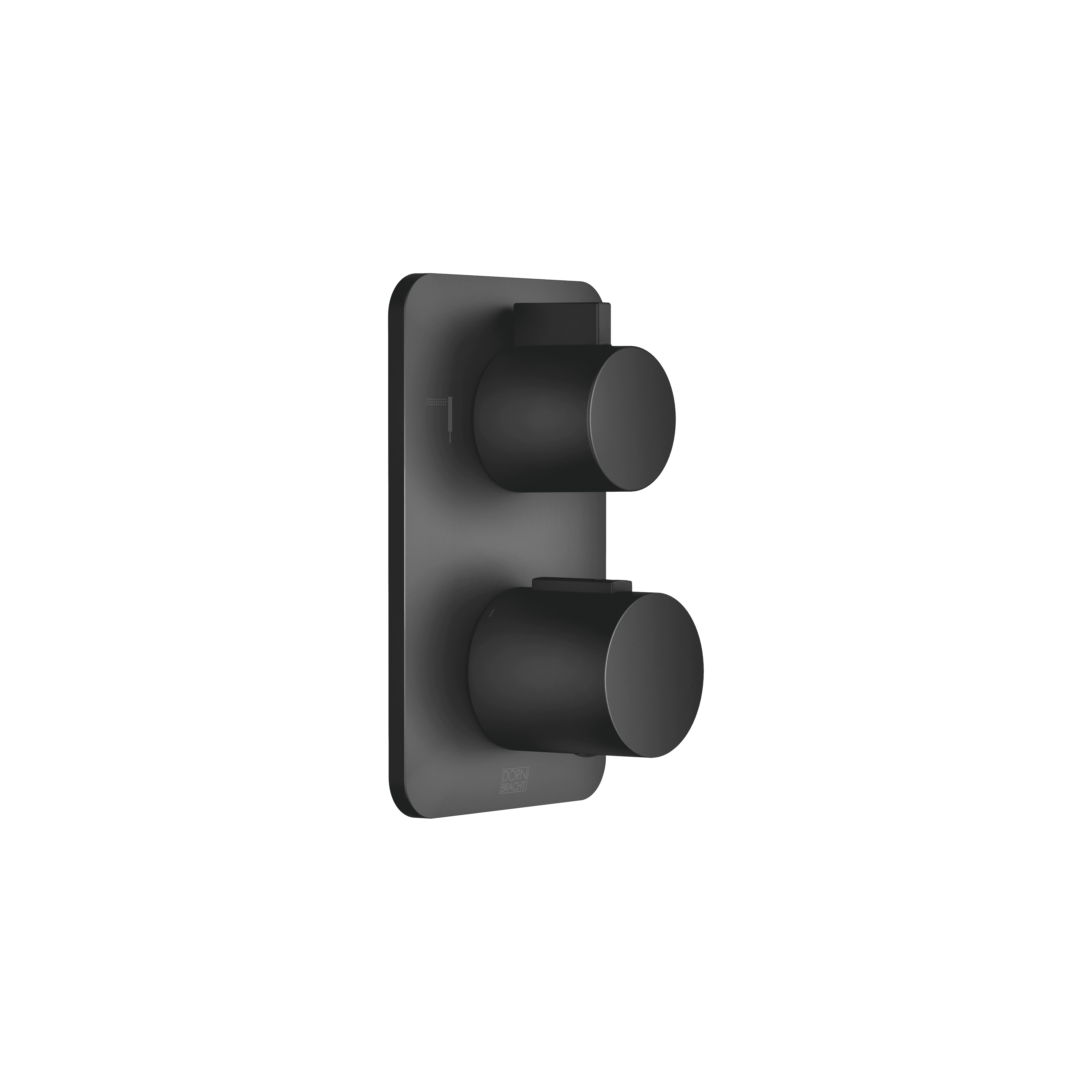 LISSÉ Concealed thermostat with two function volume control in Matte Black