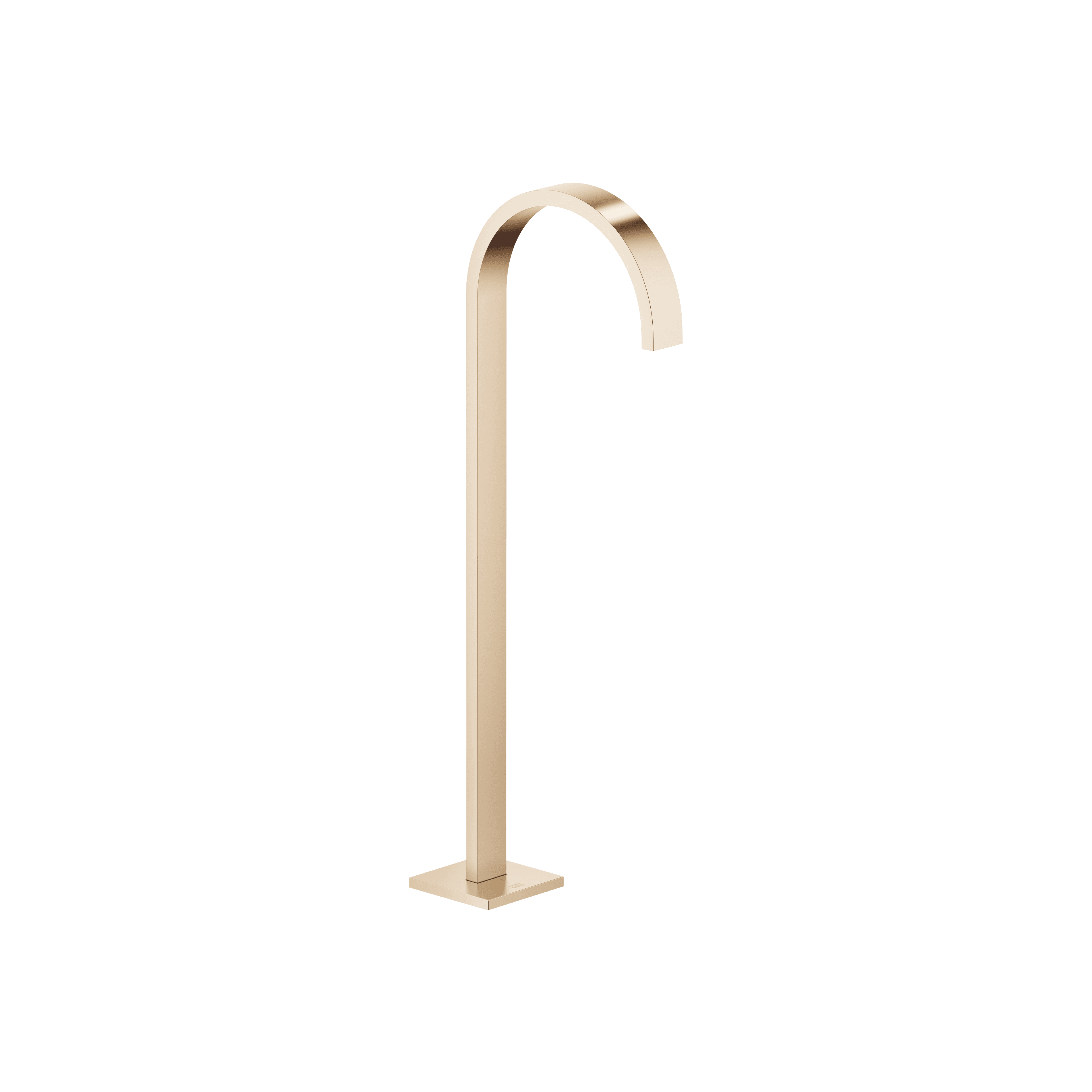 MEM Bath spout without diverter for free-standing assembly in Brushed Champagne (22kt Gold)