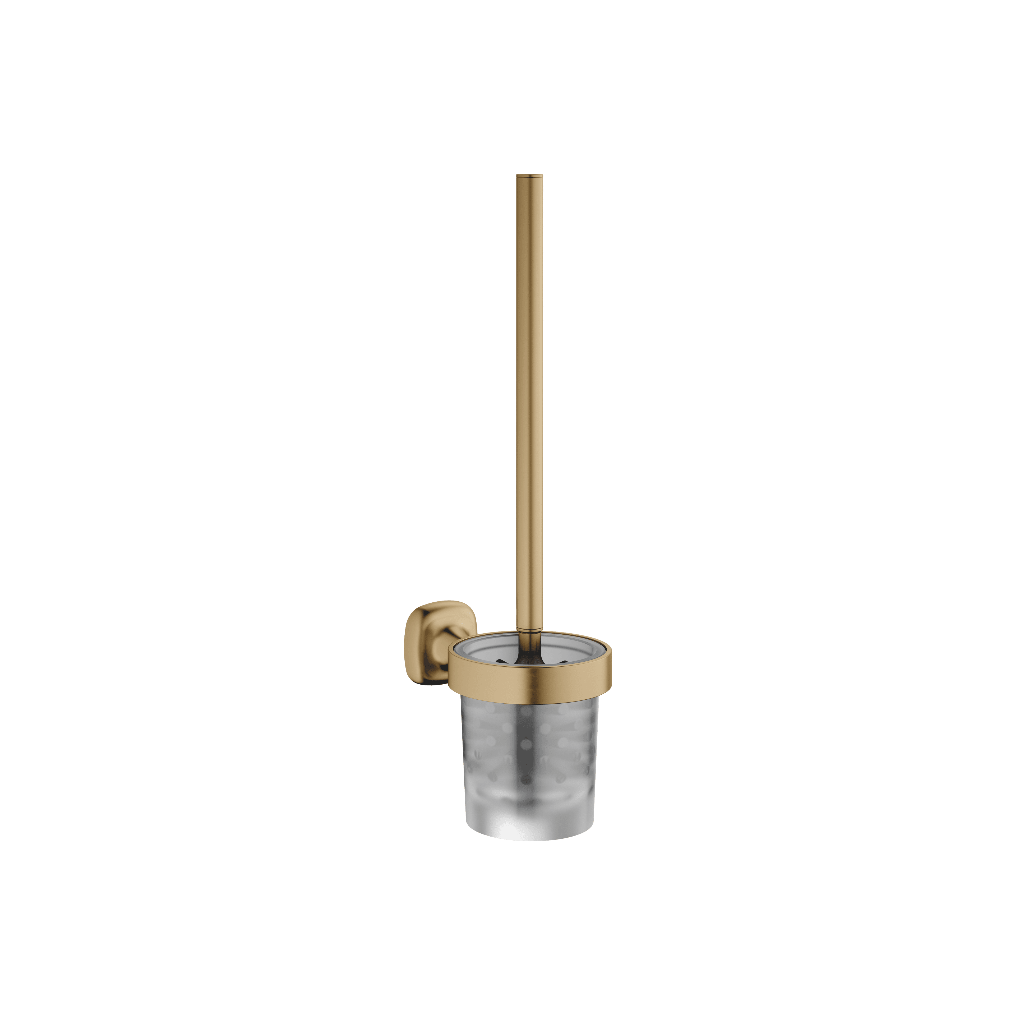 COYA Toilet brush set wall model in Brushed Dark Brass (PVD)