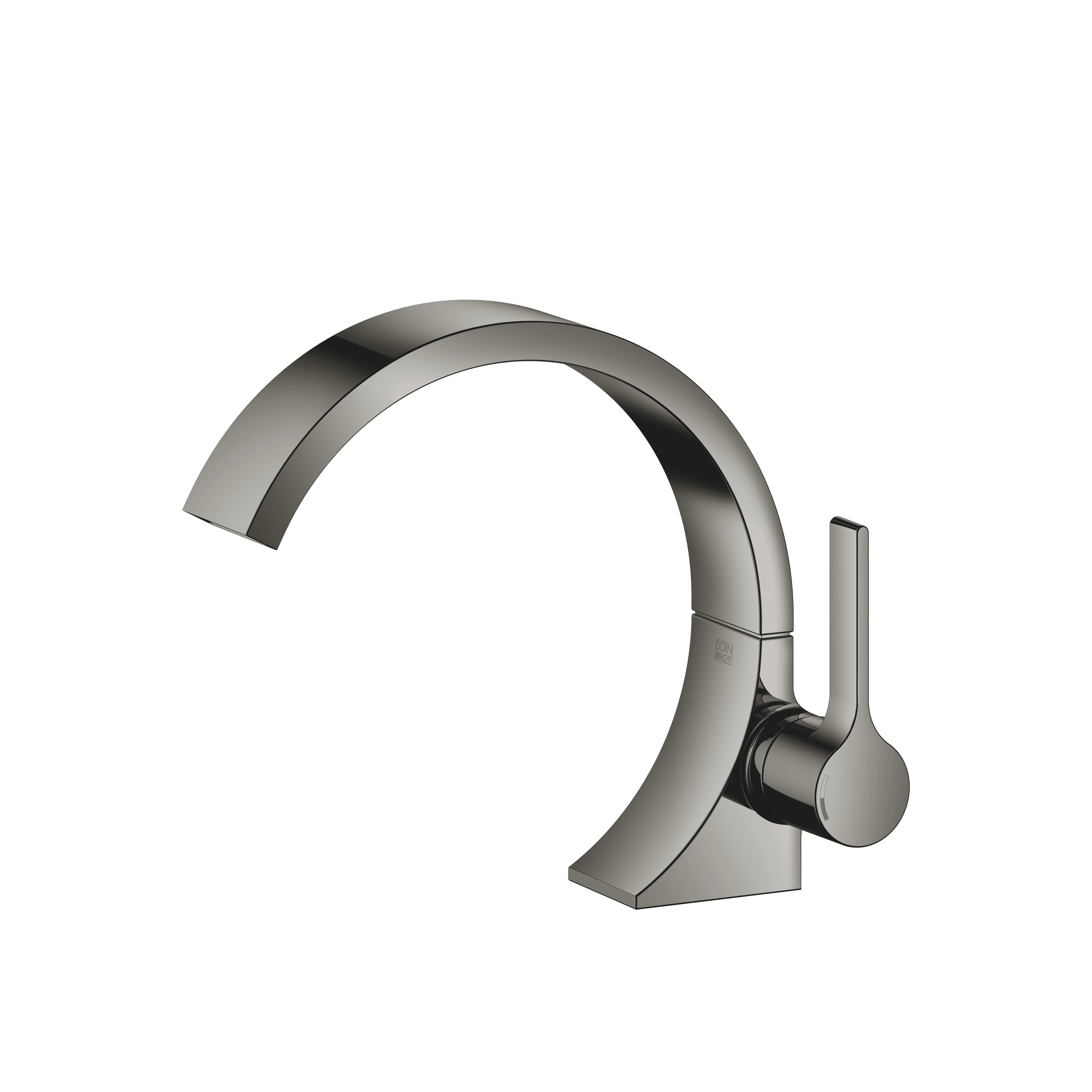 CYO Single-lever basin mixer with pop-up waste in Dark Chrome