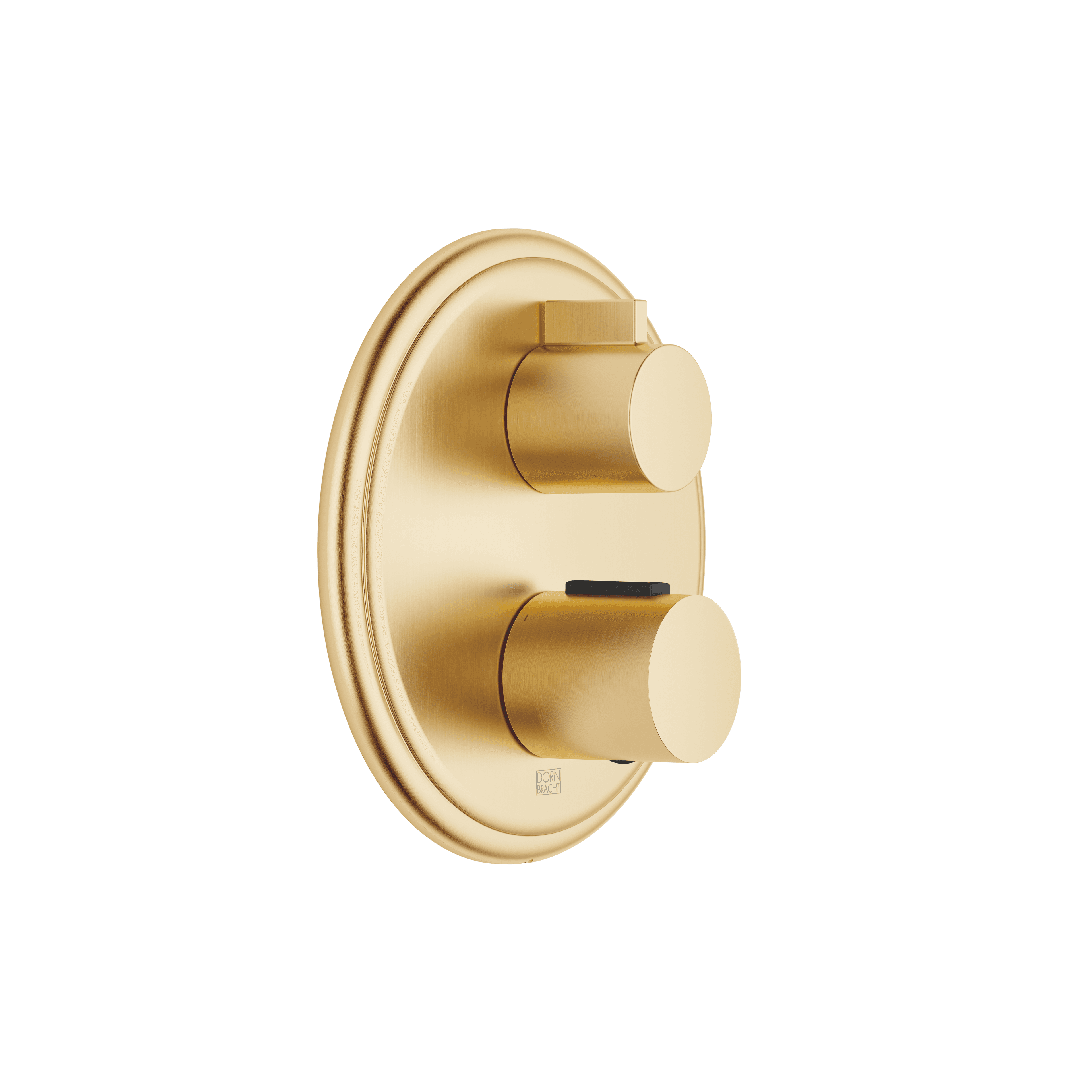 MADISON Concealed thermostat with one function volume control in Brushed Durabrass (23kt Gold)