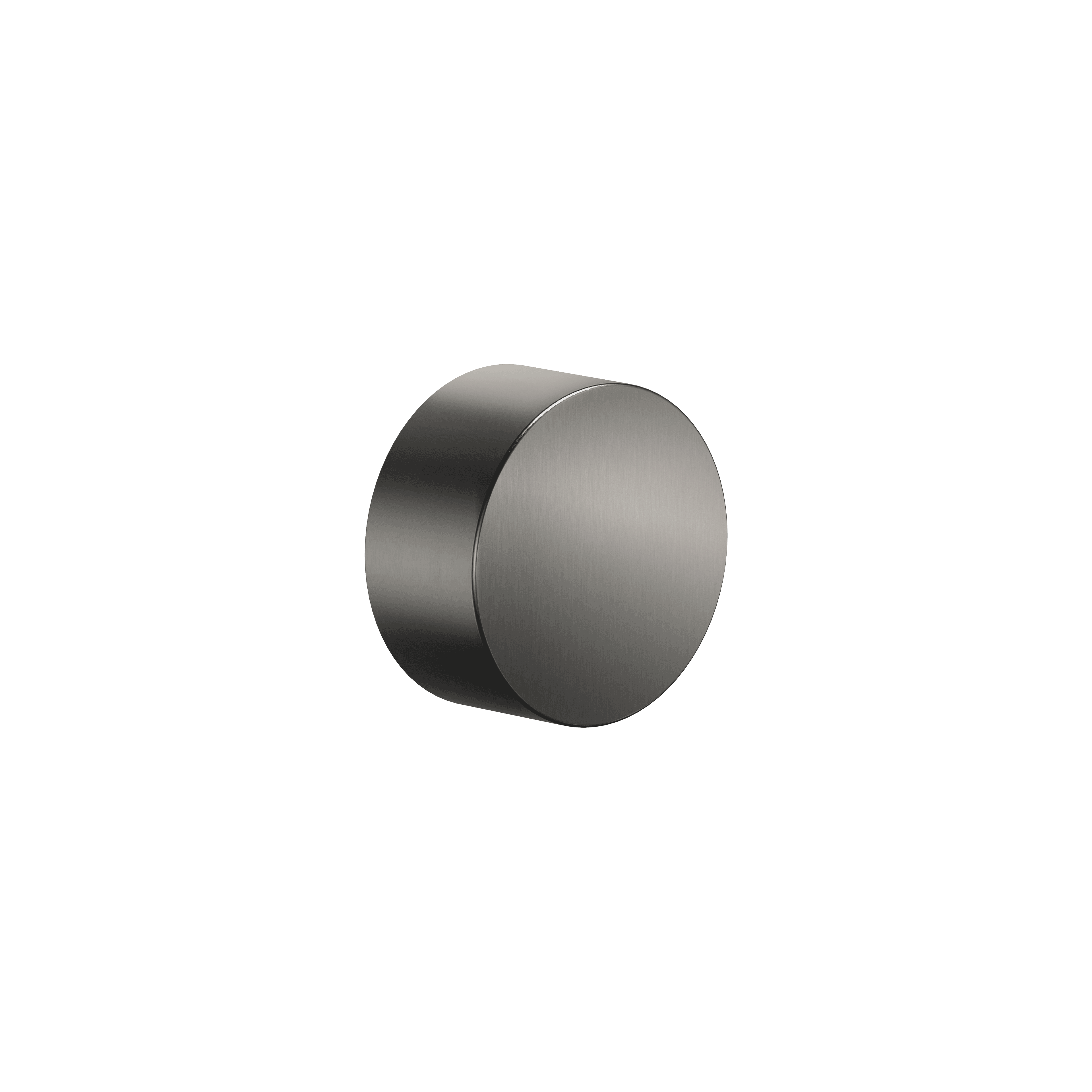 Wall valve clockwise closing 1/2" in Brushed Dark Platinum