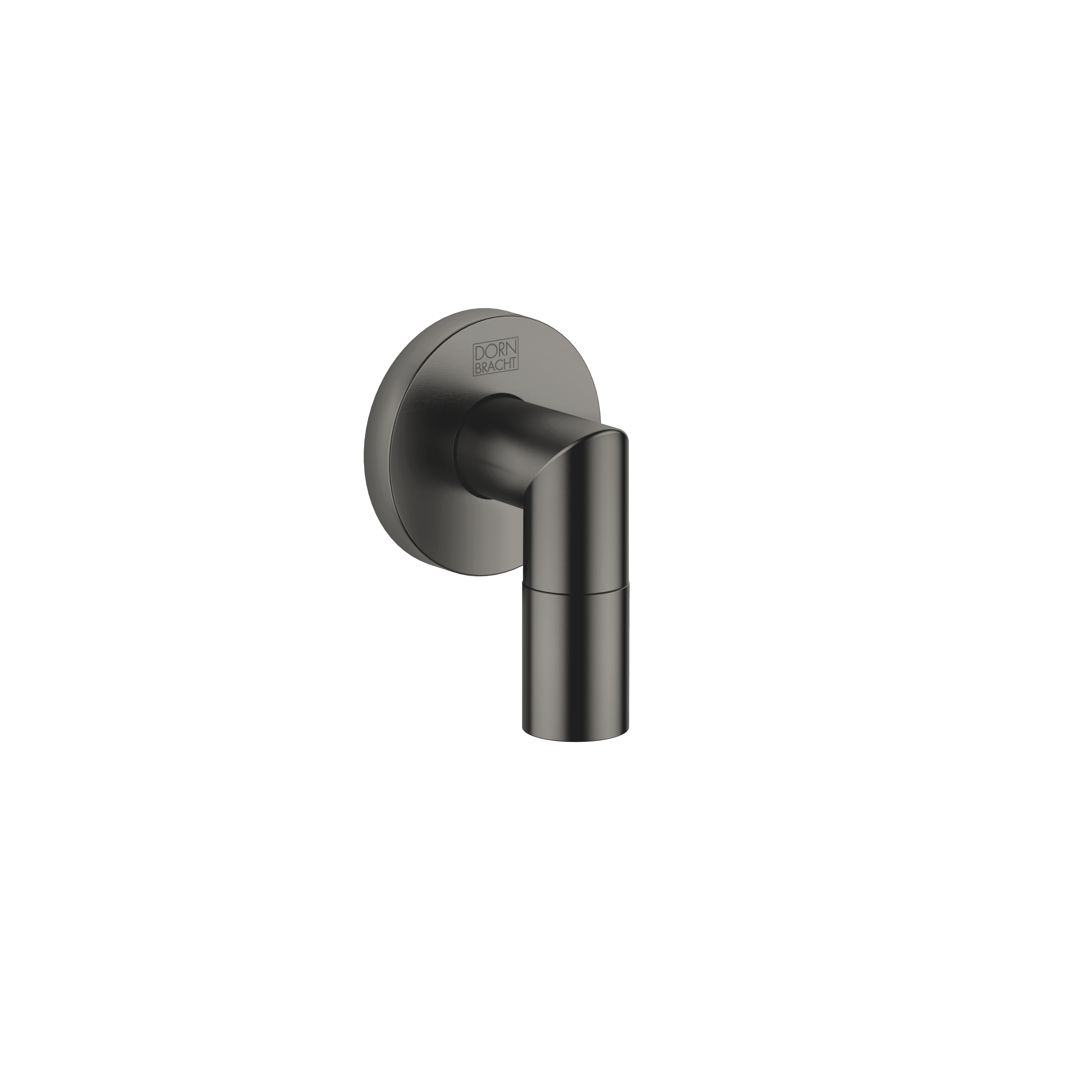 Wall elbow in Brushed Dark Platinum