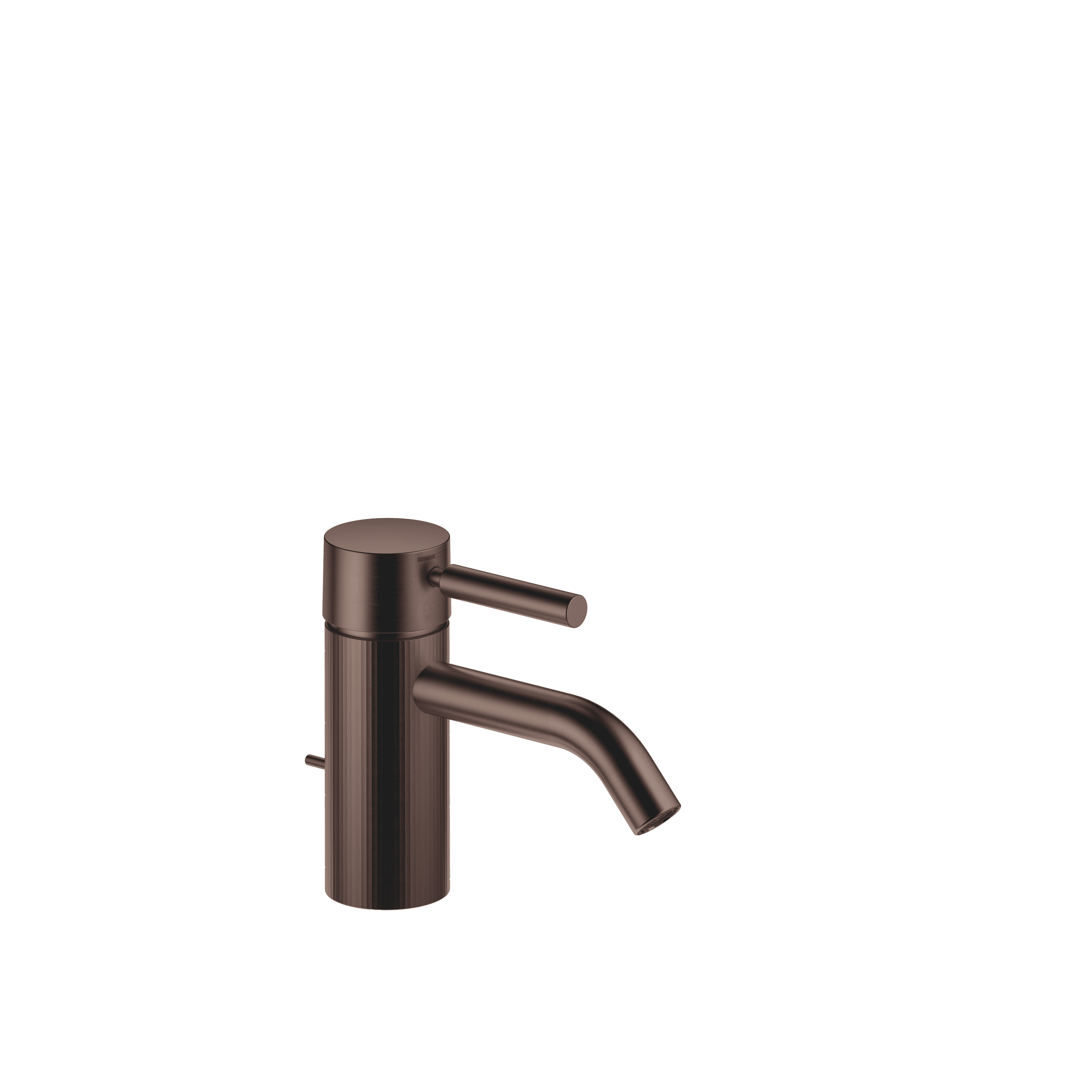 META Single-lever basin mixer with pop-up waste in Brushed Dark Bronze (PVD)