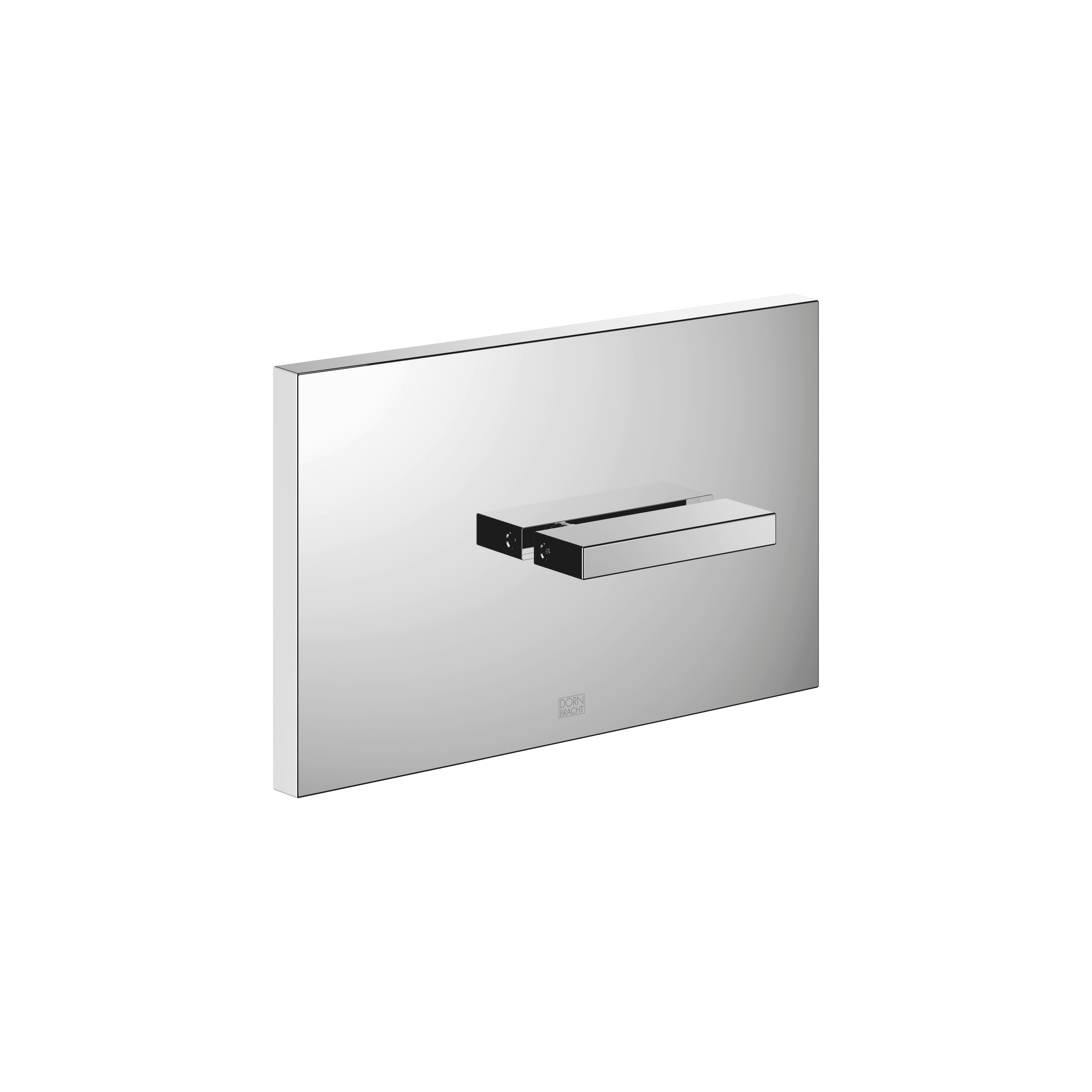 Cover plate for the concealed WC cistern made by TeCe in Chrome
