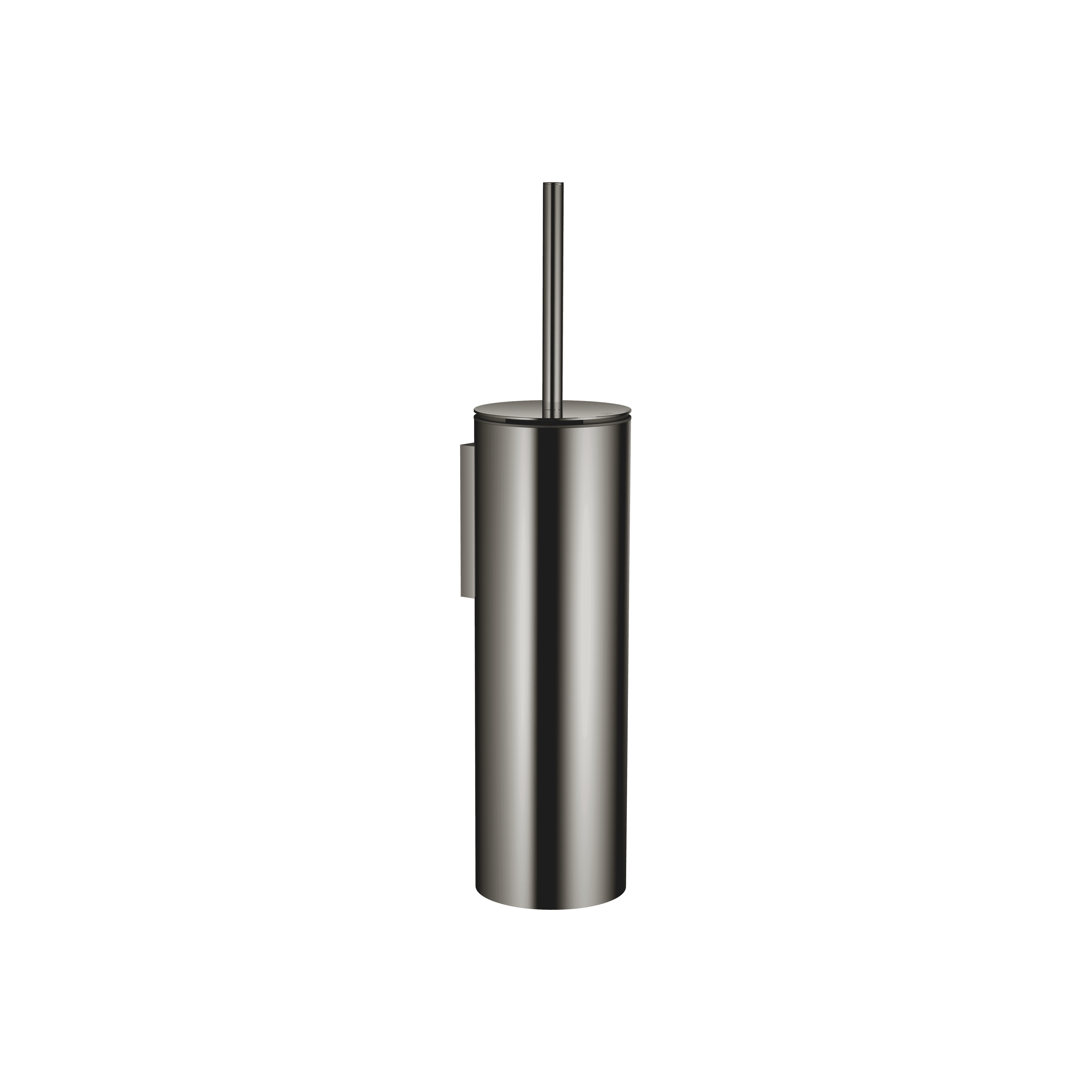 Toilet brush set wall model in Dark Chrome