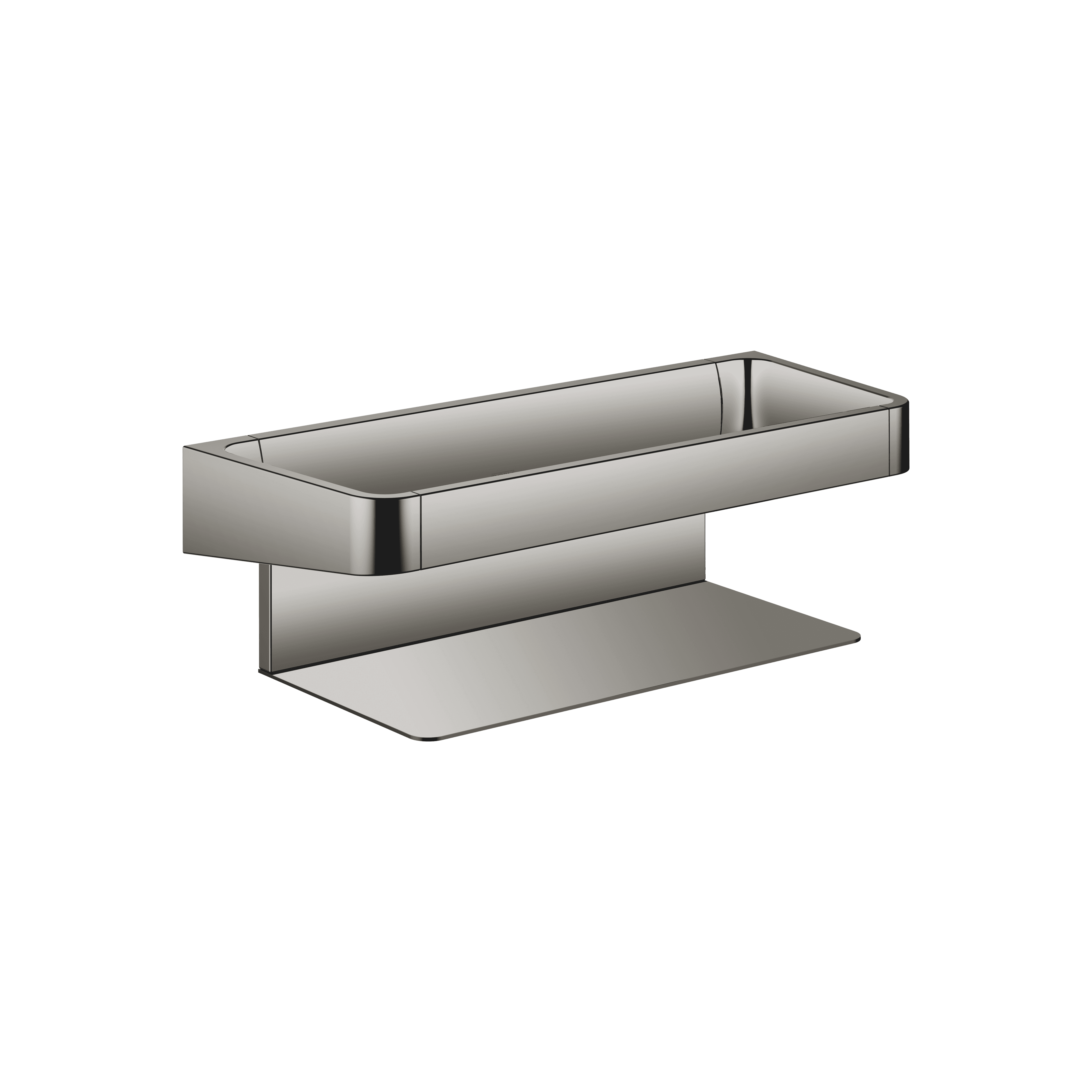 Shelf in Dark Chrome