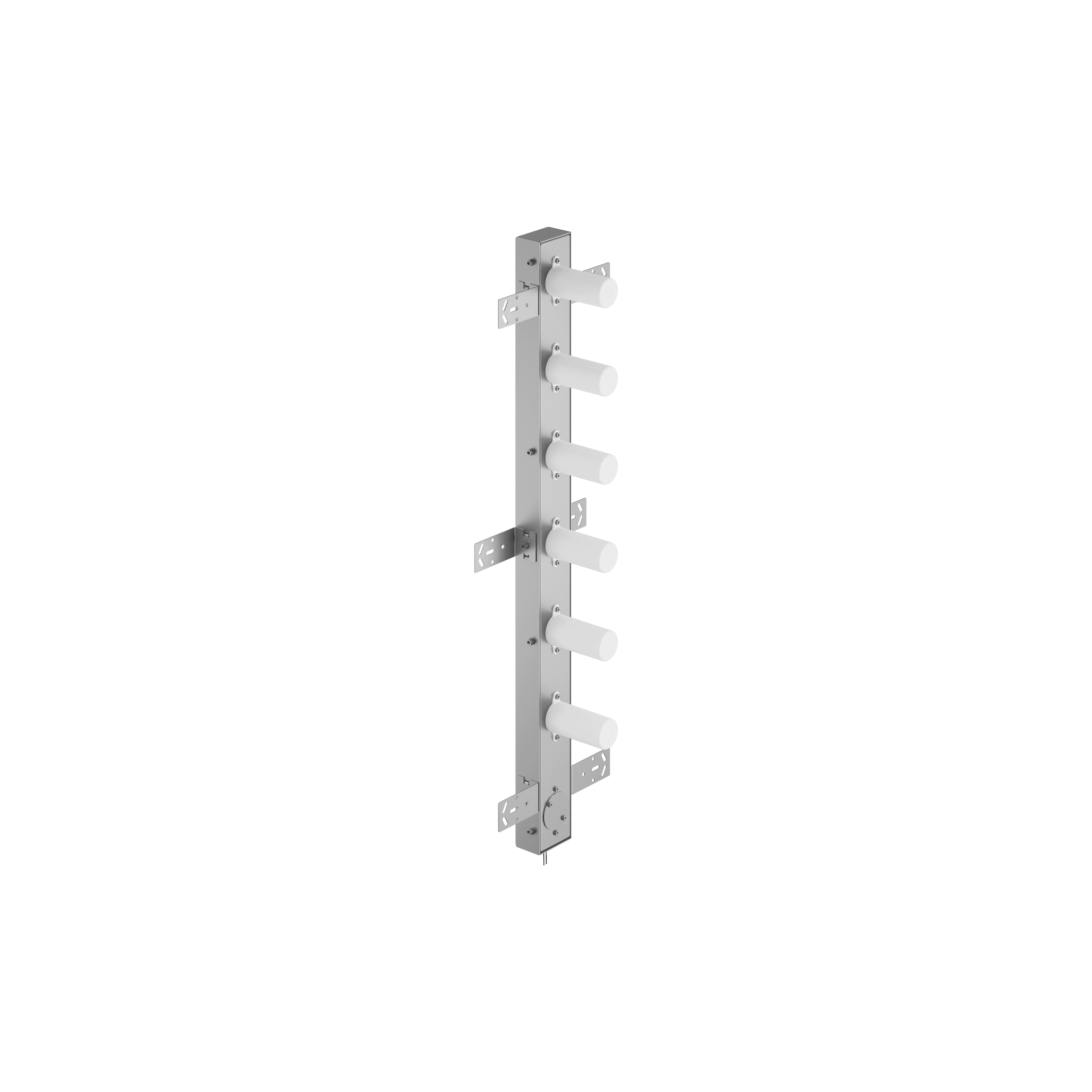 Concealed wall installation box for towel warmer , 6-fold , without control element - in Standard finish