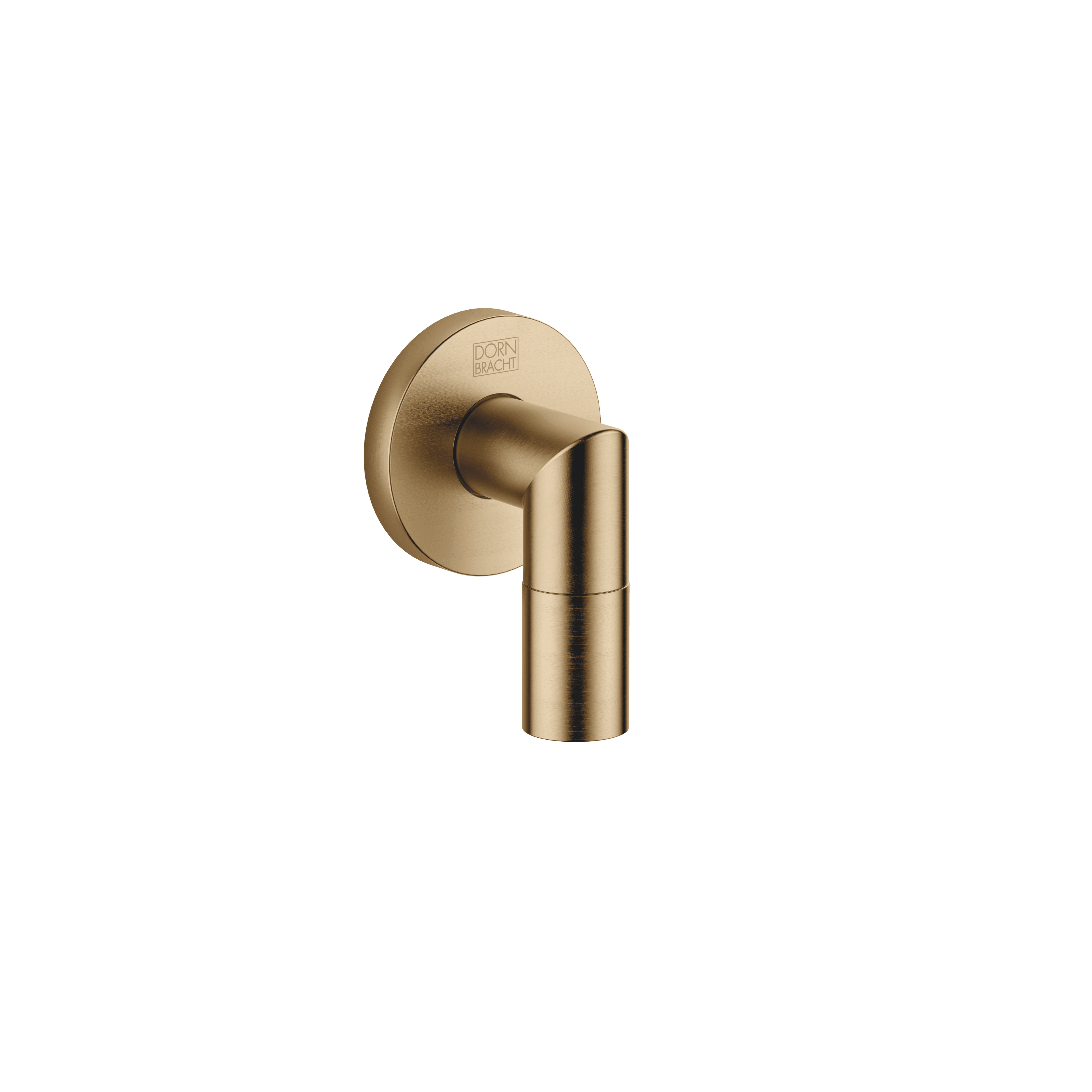 Wall elbow in Brushed Dark Brass (PVD)