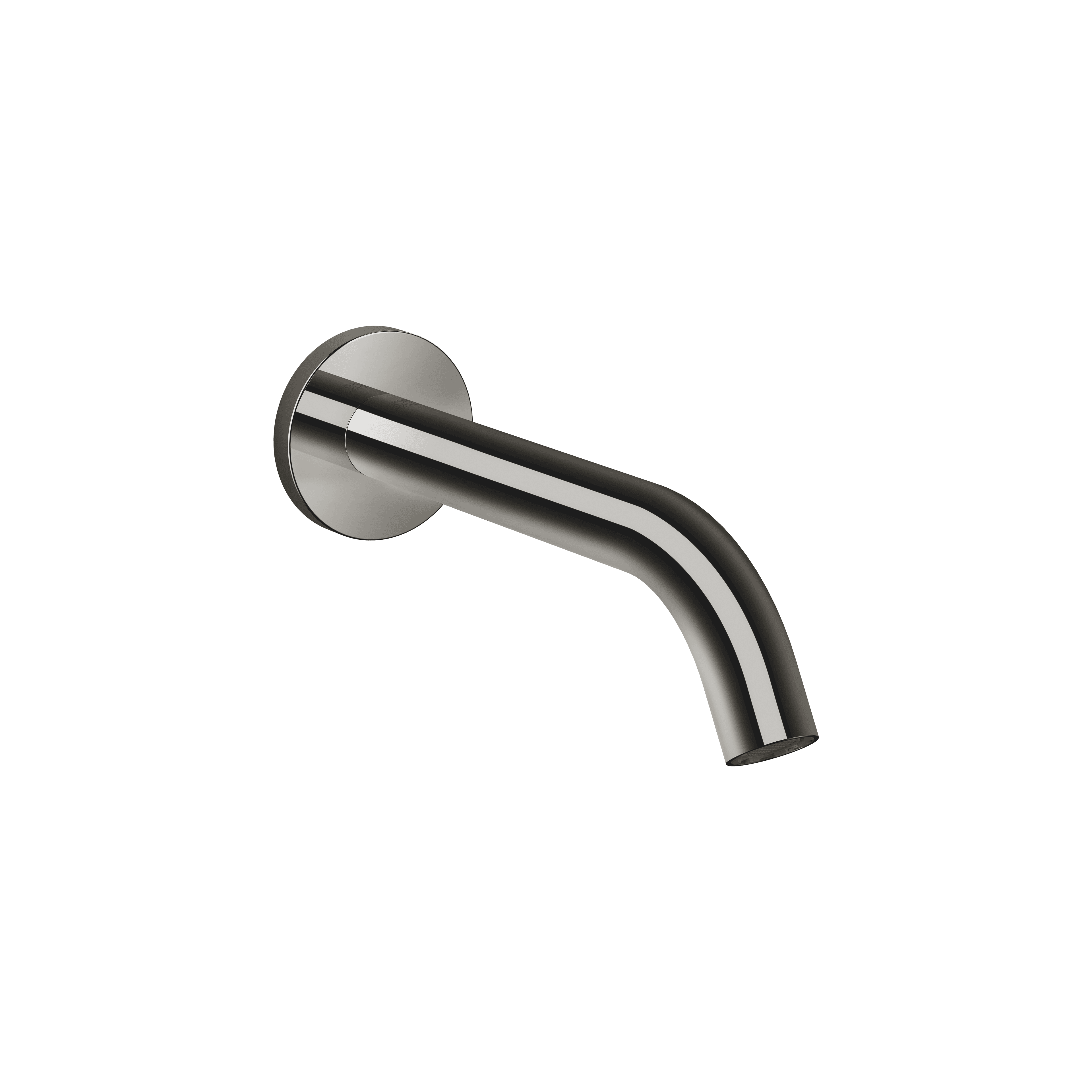 META Bath spout for wall mounting in Dark Chrome