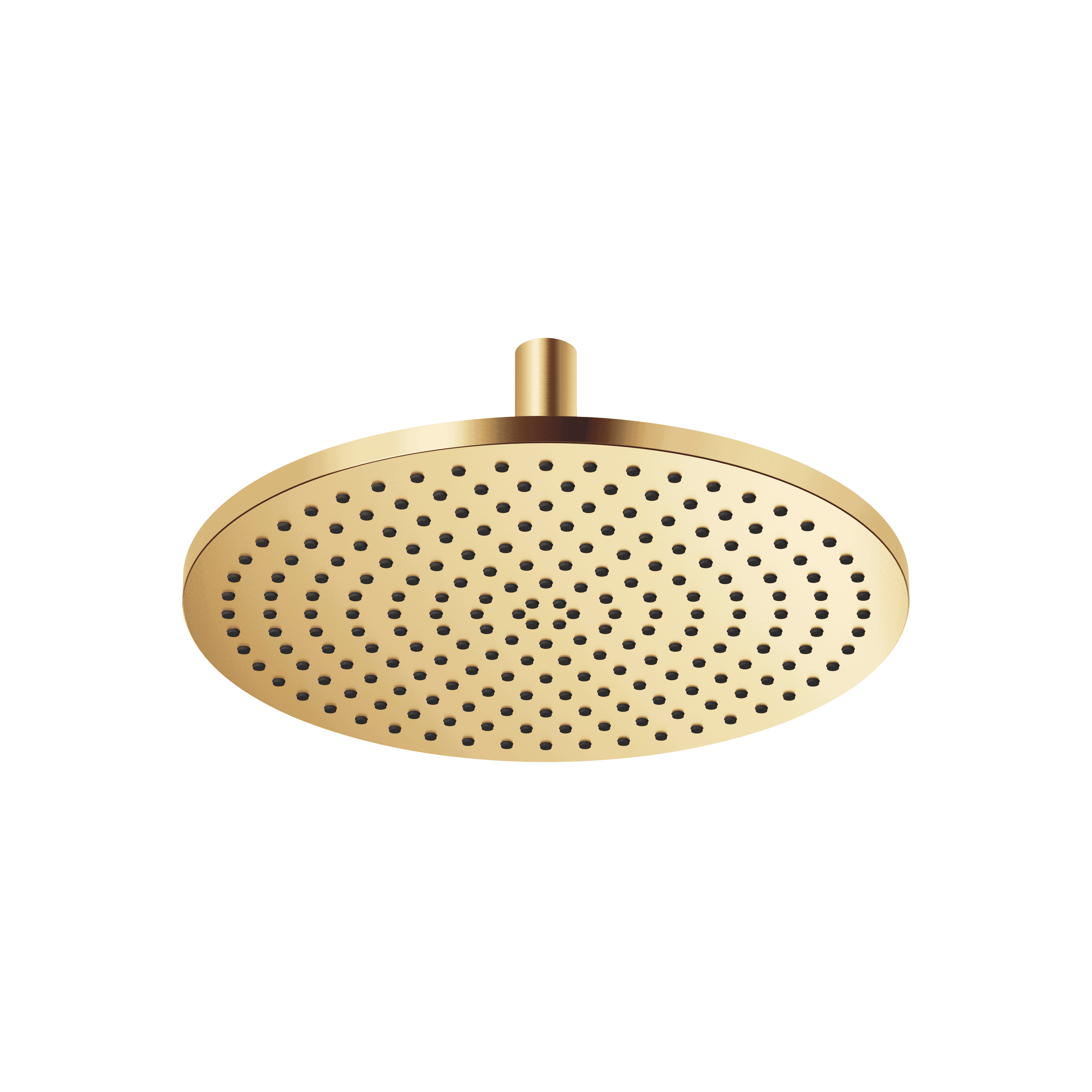 Rain shower with ceiling fixing 400 mm in Brushed Durabrass (23kt Gold)