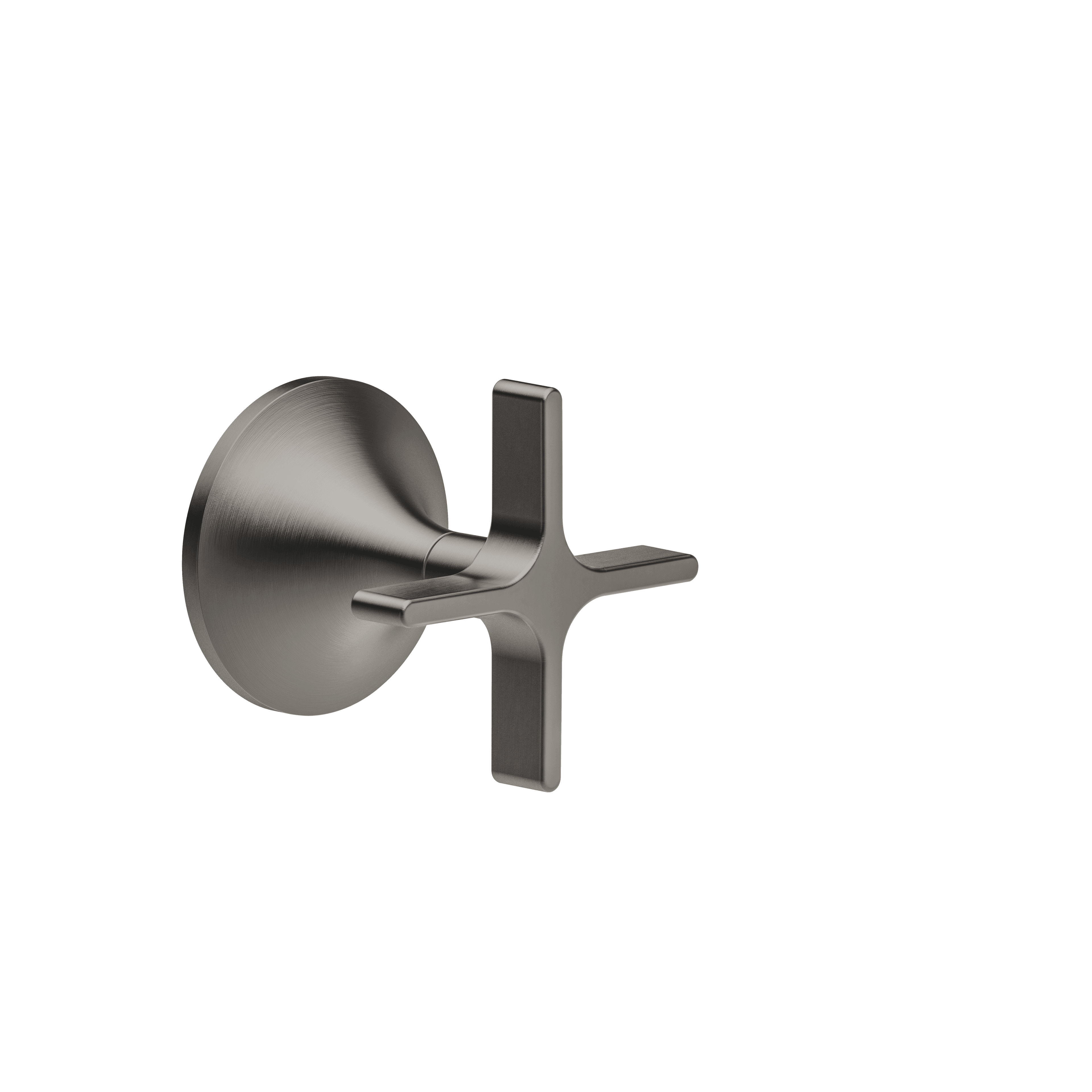 VAIA Wall valve clockwise closing 3/4" in Brushed Dark Platinum
