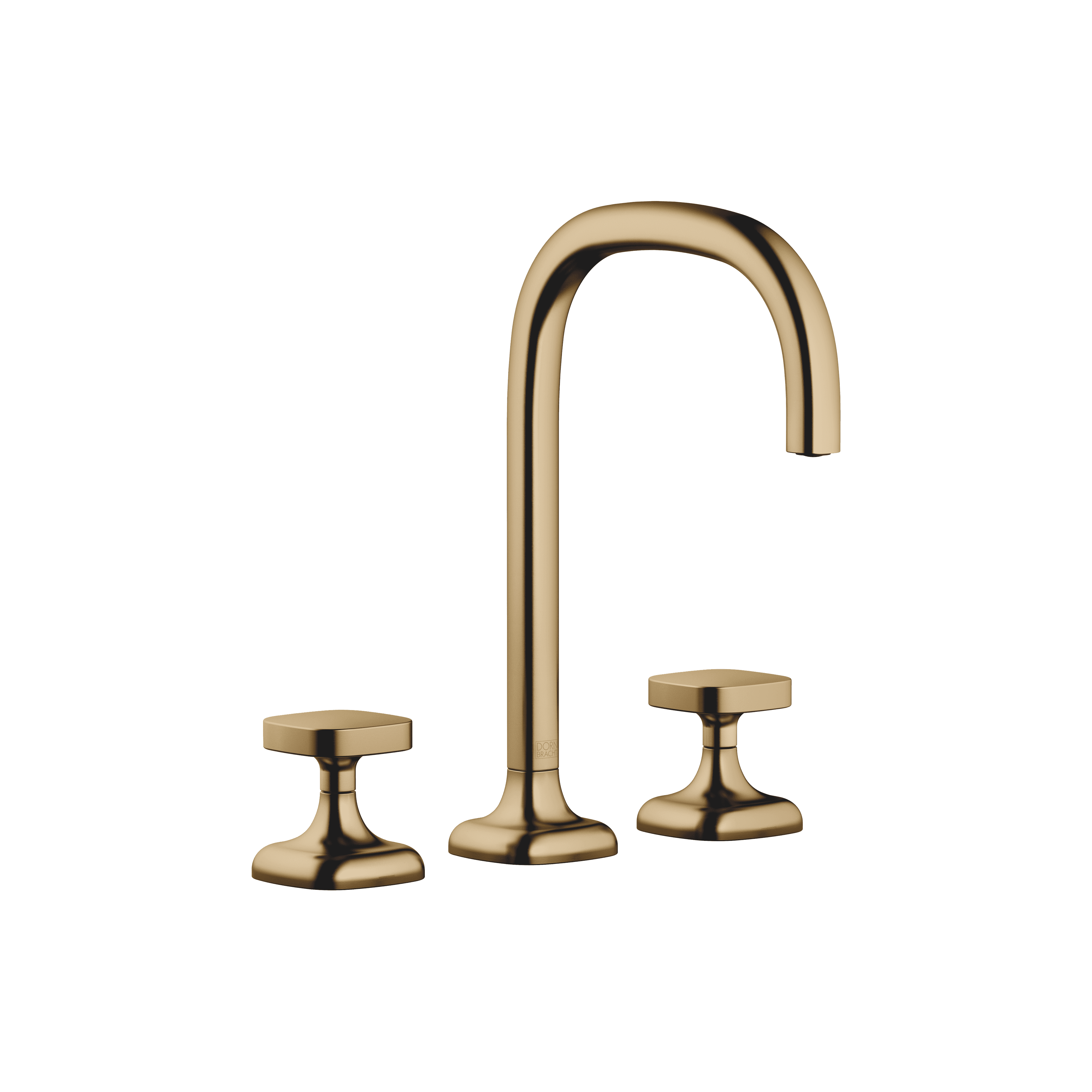 COYA Three-hole basin mixer in Brushed Dark Brass (PVD)