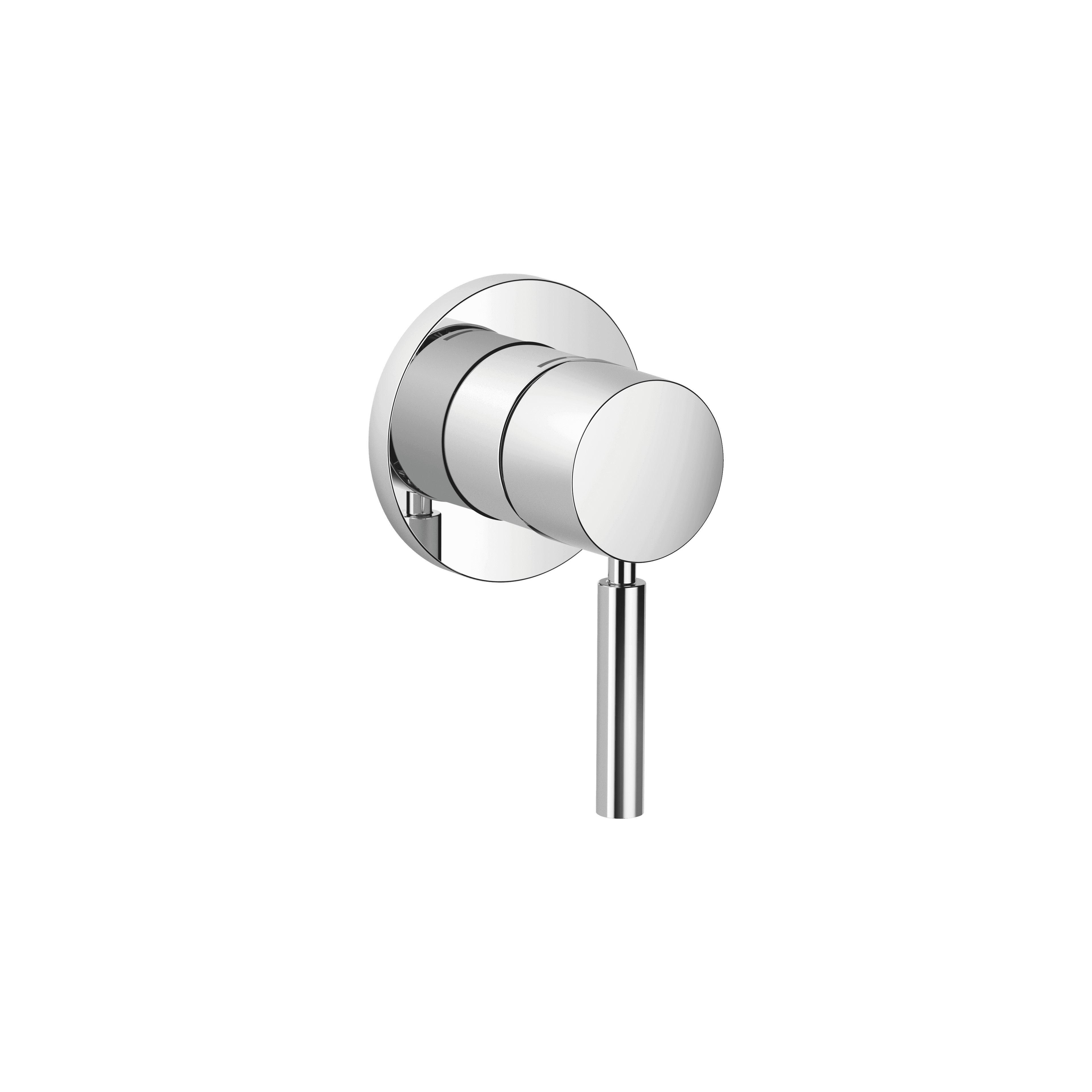 Concealed single-lever mixer with cover plate