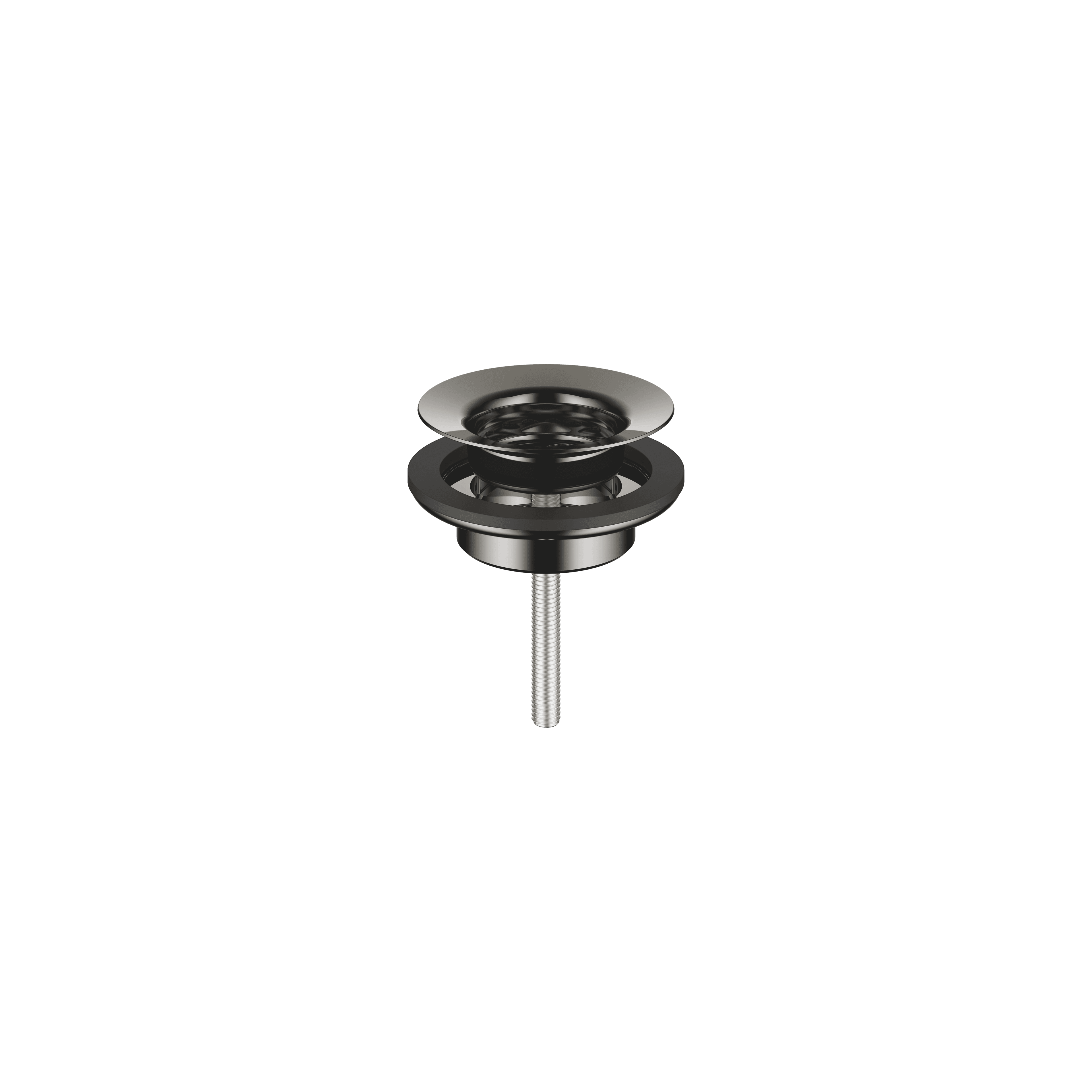 Grated waste 1 1/4" in Dark Chrome
