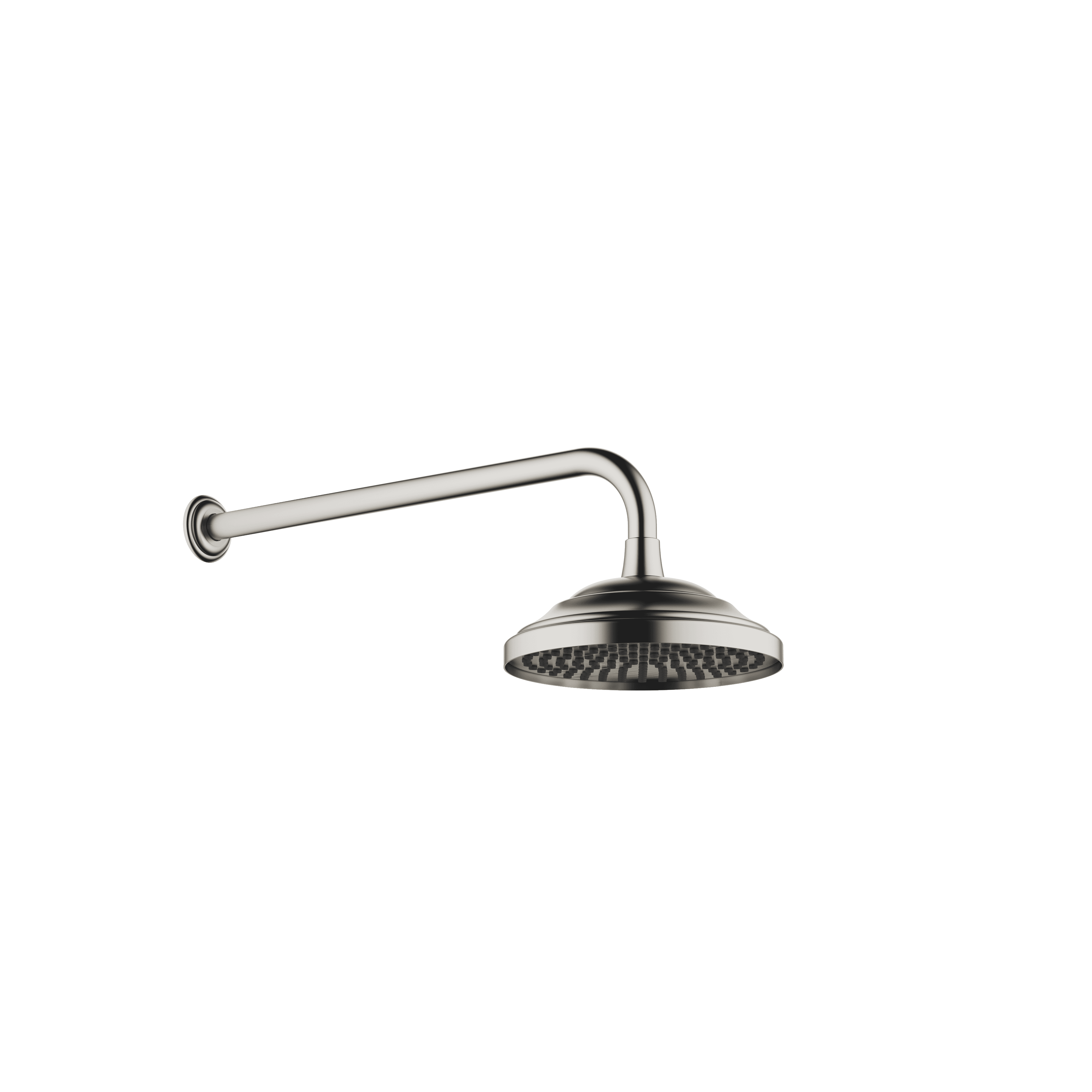 MADISON Rain shower with wall fixing 200 mm in Brushed Platinum