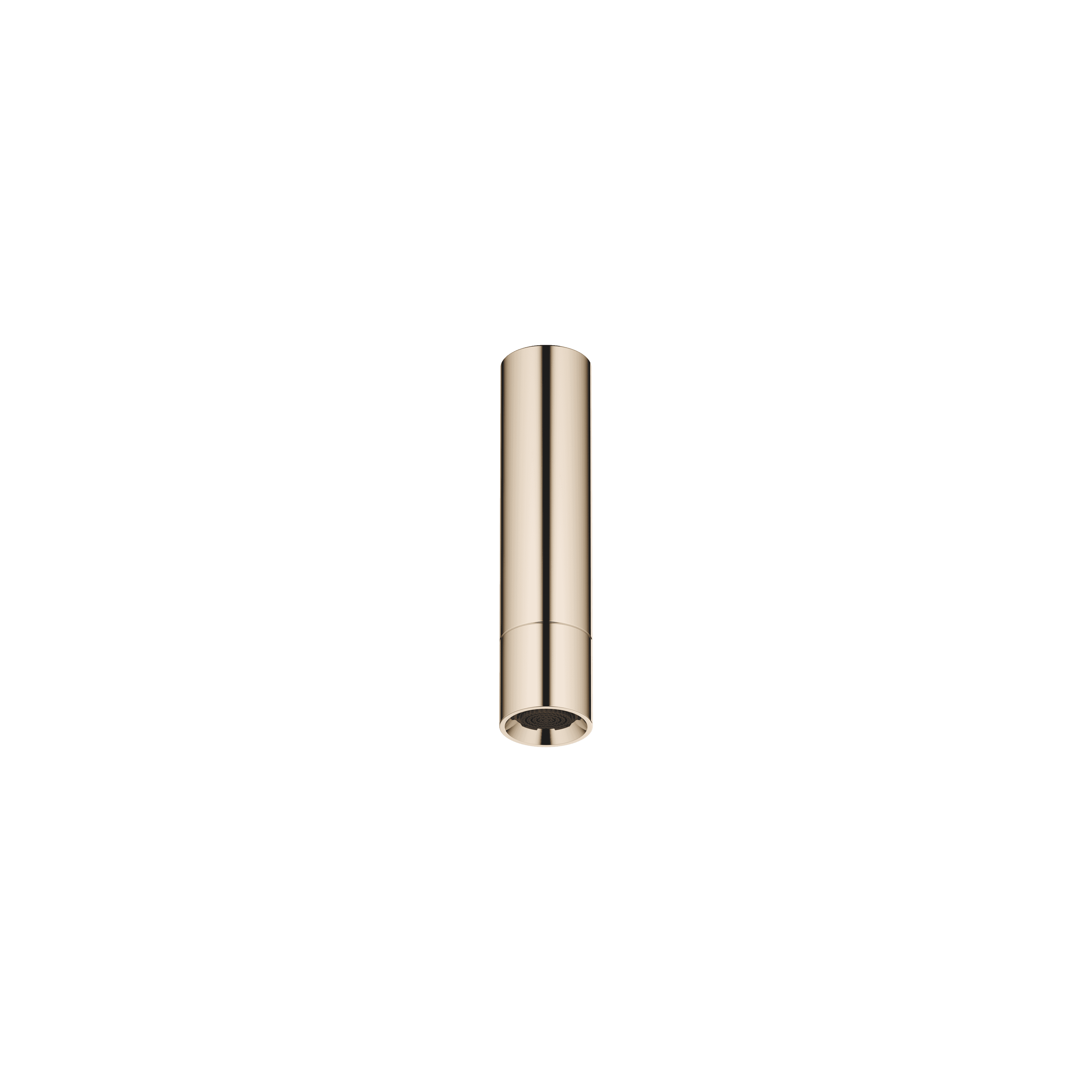 Shower head with ceiling fixing in Light Gold (PVD)